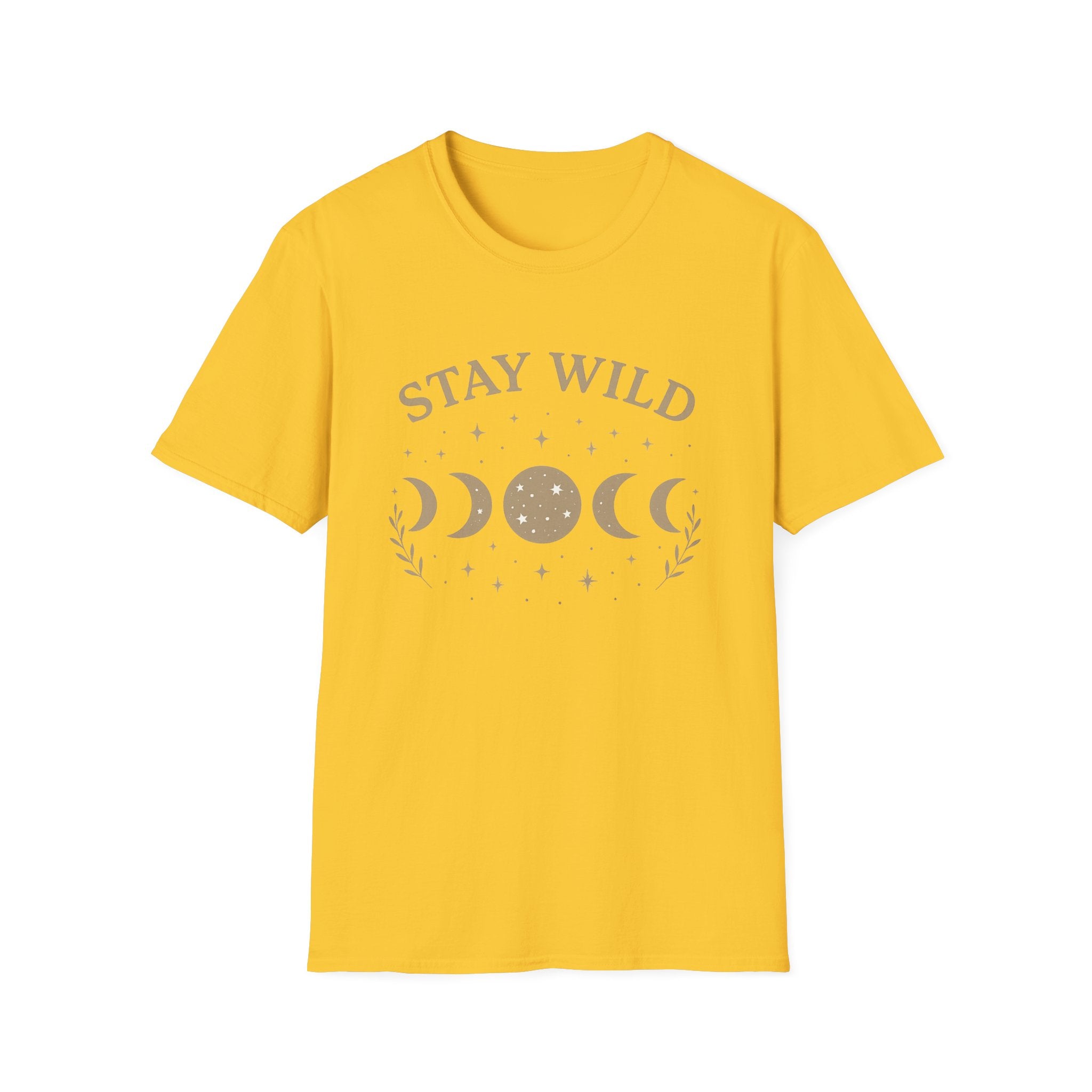 Stay Wild Moon Phase T-Shirt | Crescent Phases Graphic