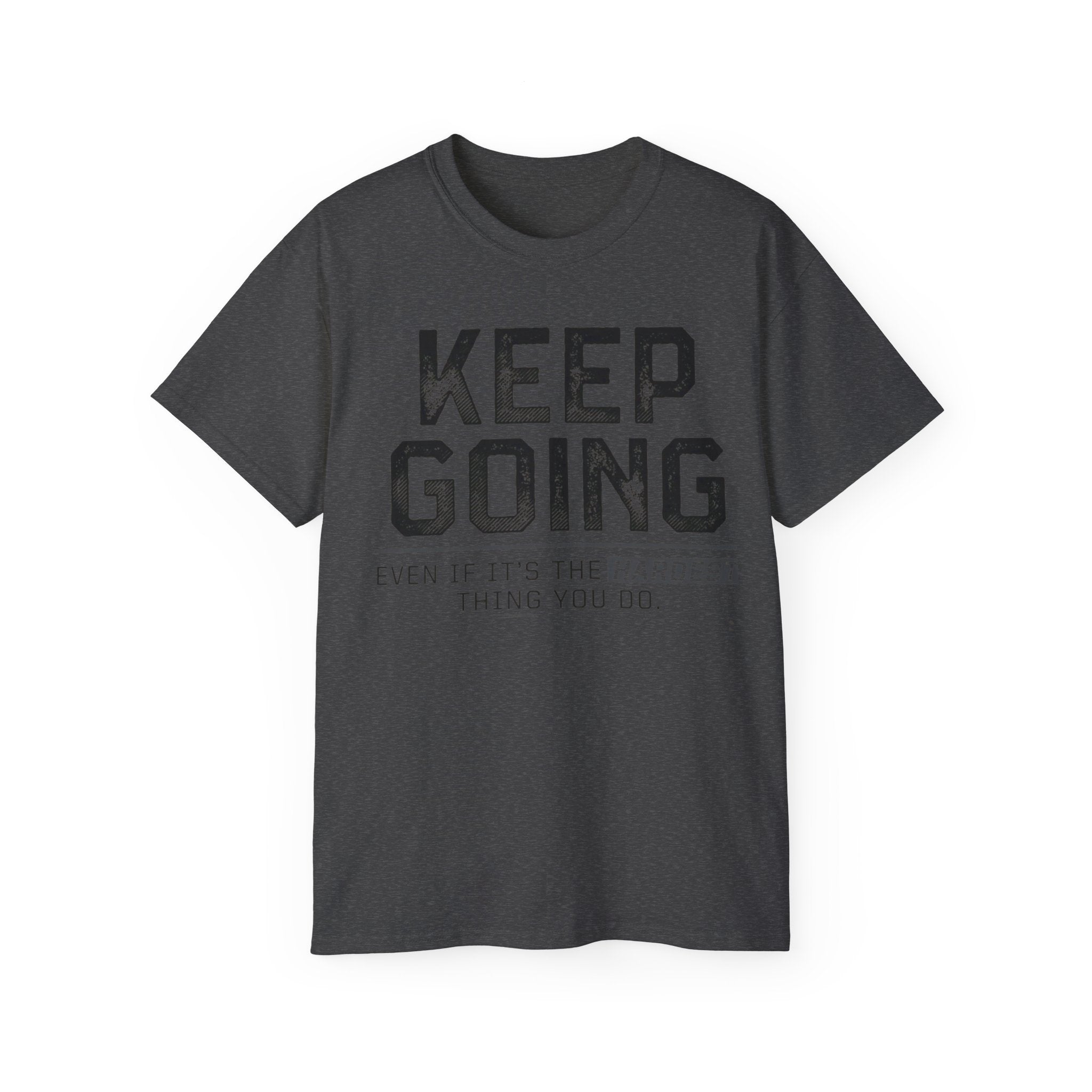 Motivational Keep Fing Going Failure Isn't an Option Unisex T-Shirt, Inspirational Graphic Tee, Positive Quote Shirt, Encouraging Workout