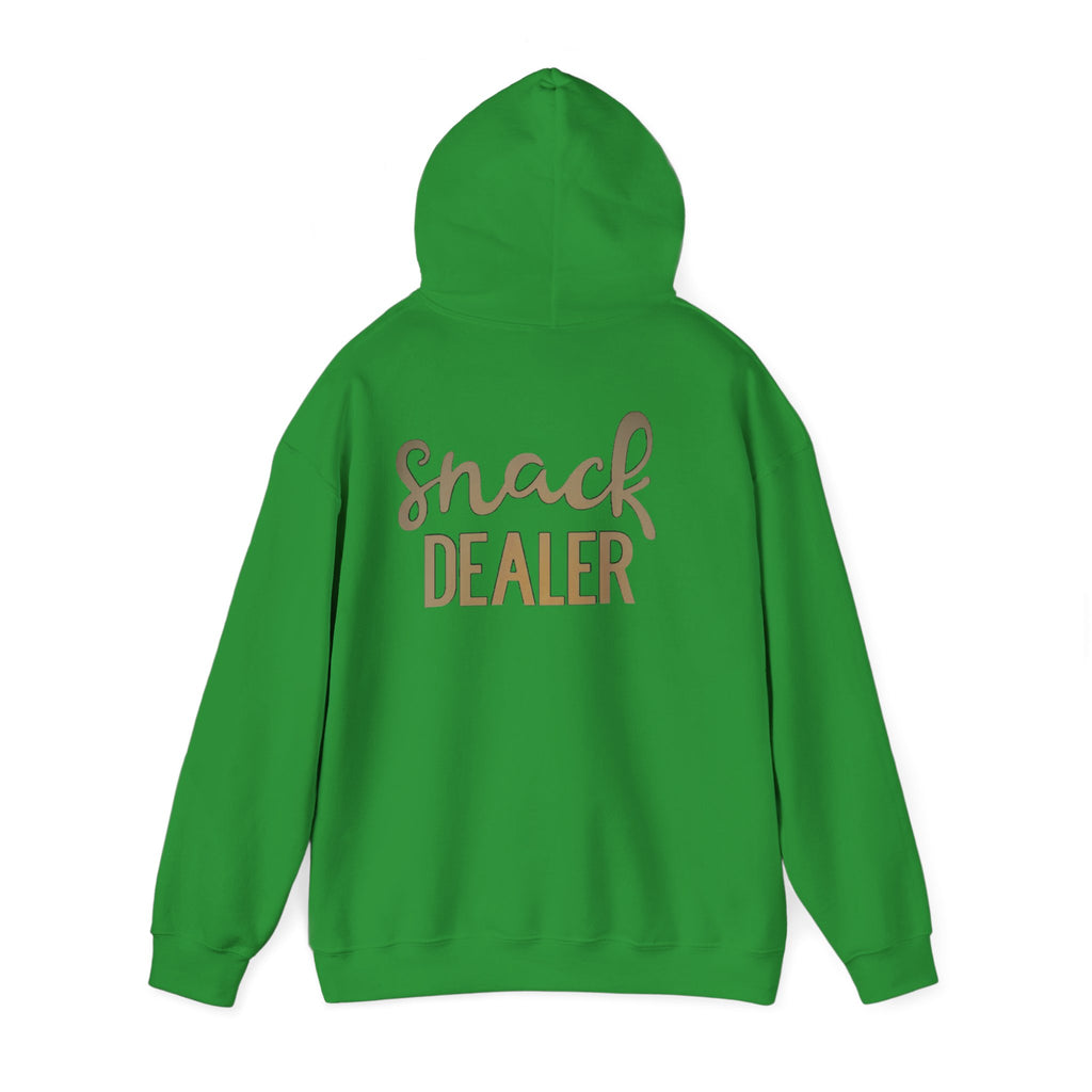 Funny Snack Dealer Hoodie, Sarcastic Foodie Gift, Junk Food Lover Hooded Sweatshirt, Gift for Snack Lover, Comfy Snacking Apparel