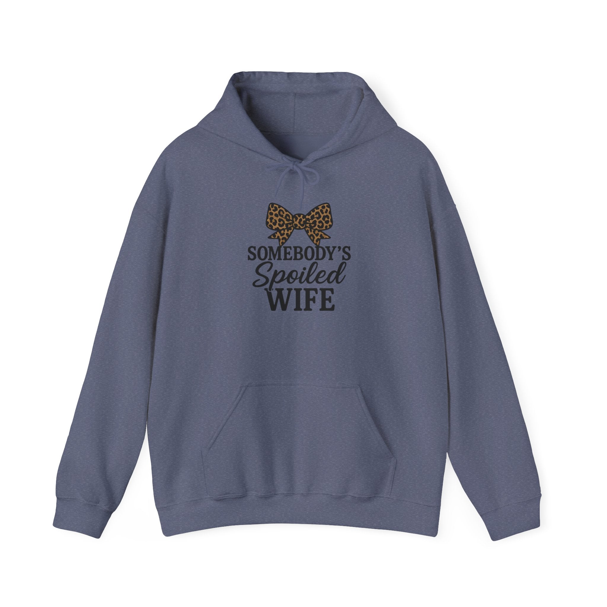 Somebody's Spoiled Wife Hoodie | Leopard Bow Wife Sweatshirt