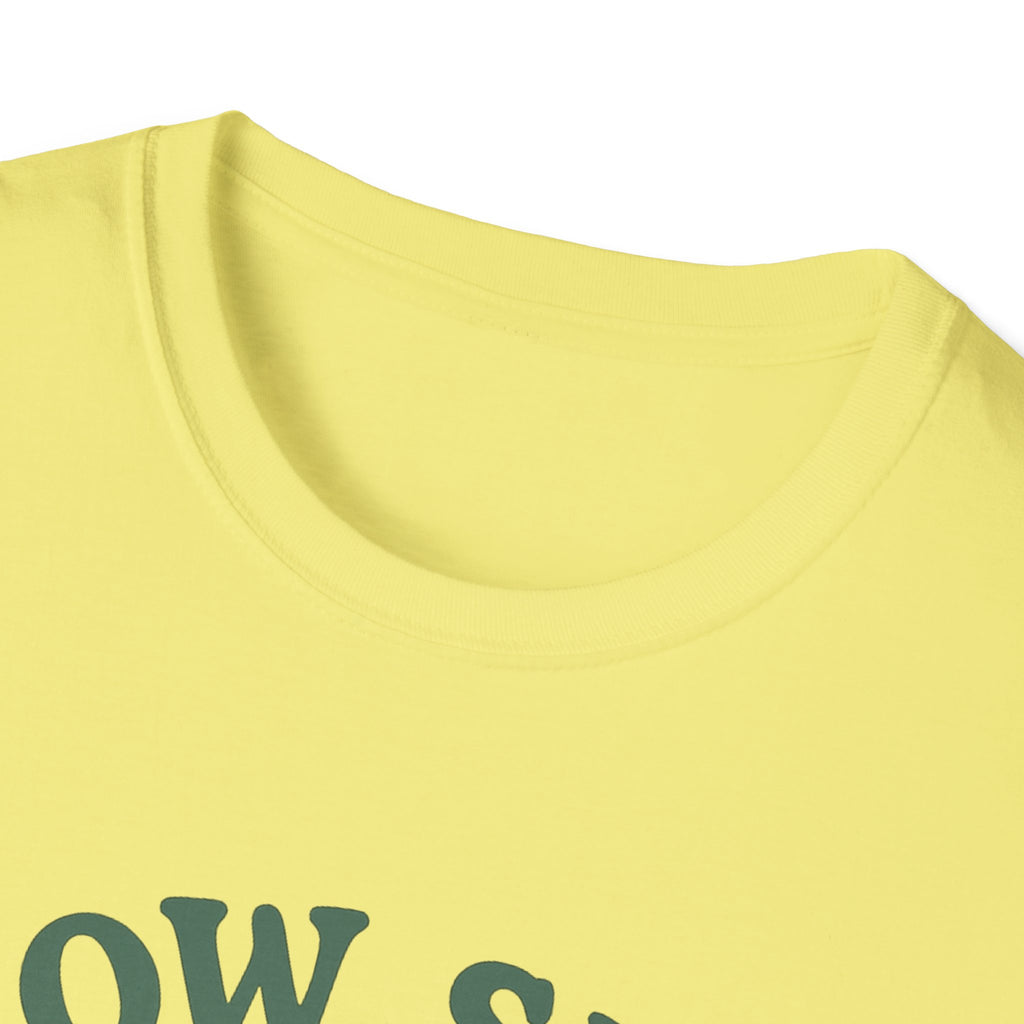 Grow Slow Live Slow T-Shirt | Relaxed Typography Tee
