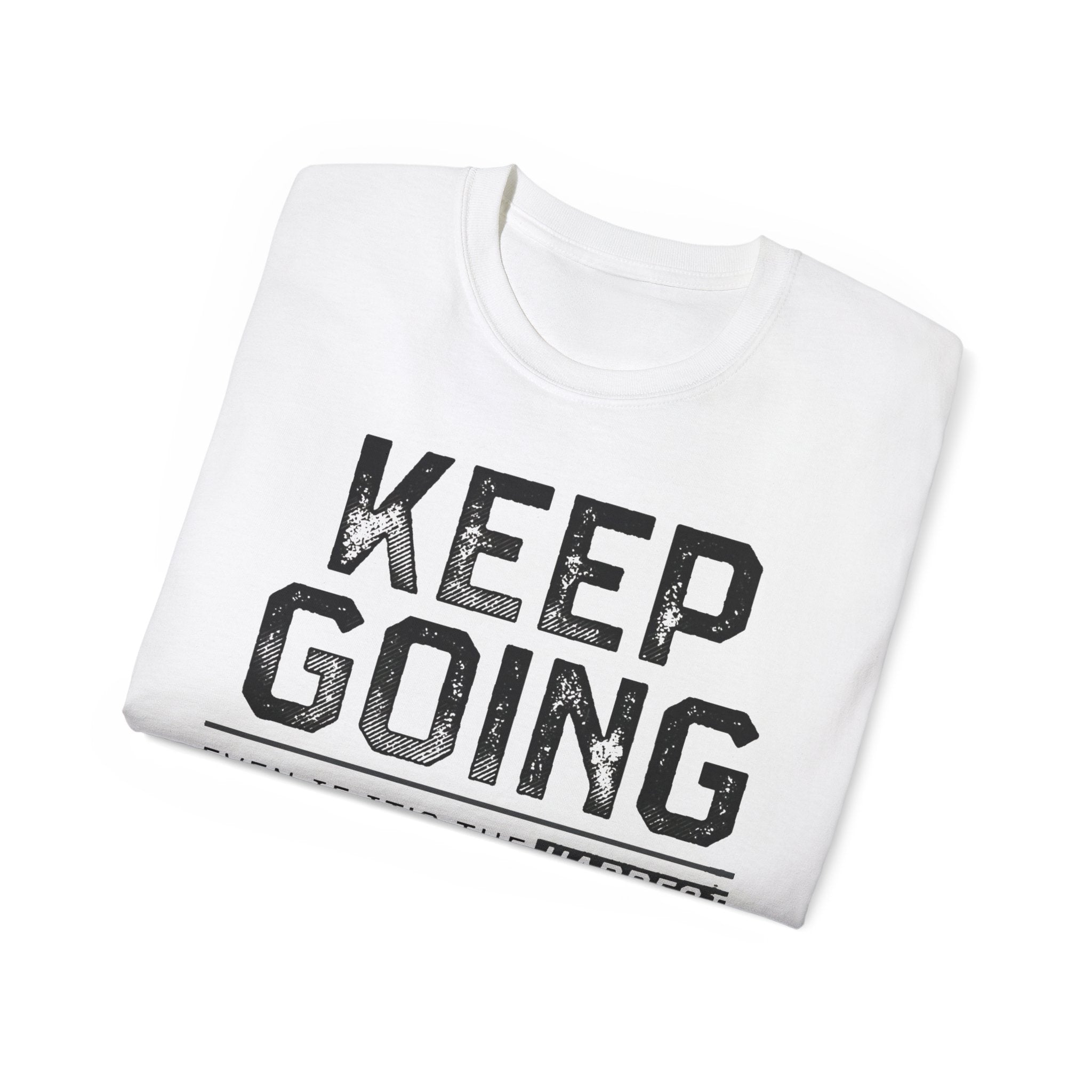 Motivational Keep Fing Going Failure Isn't an Option Unisex T-Shirt, Inspirational Graphic Tee, Positive Quote Shirt, Encouraging Workout