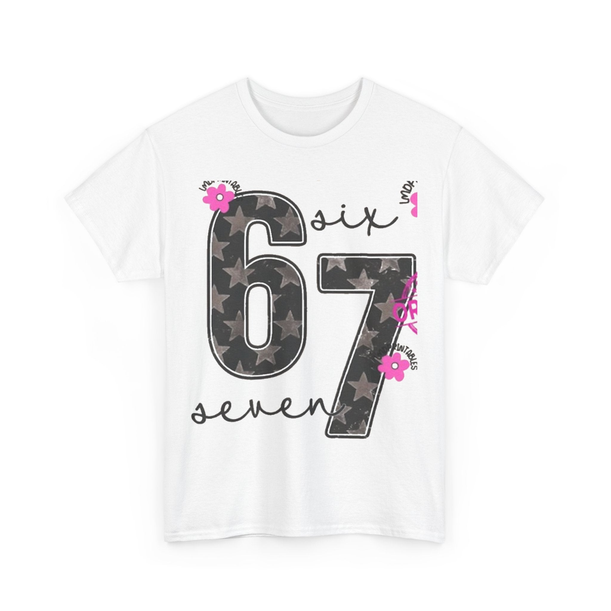6-7  six seven Trendy Phrase Unisex Tee, Teens Fashion Shirt, Latest Trend Cotton T-Shirt, Kids Graphic Tee, Youth Hip Quote Shirt