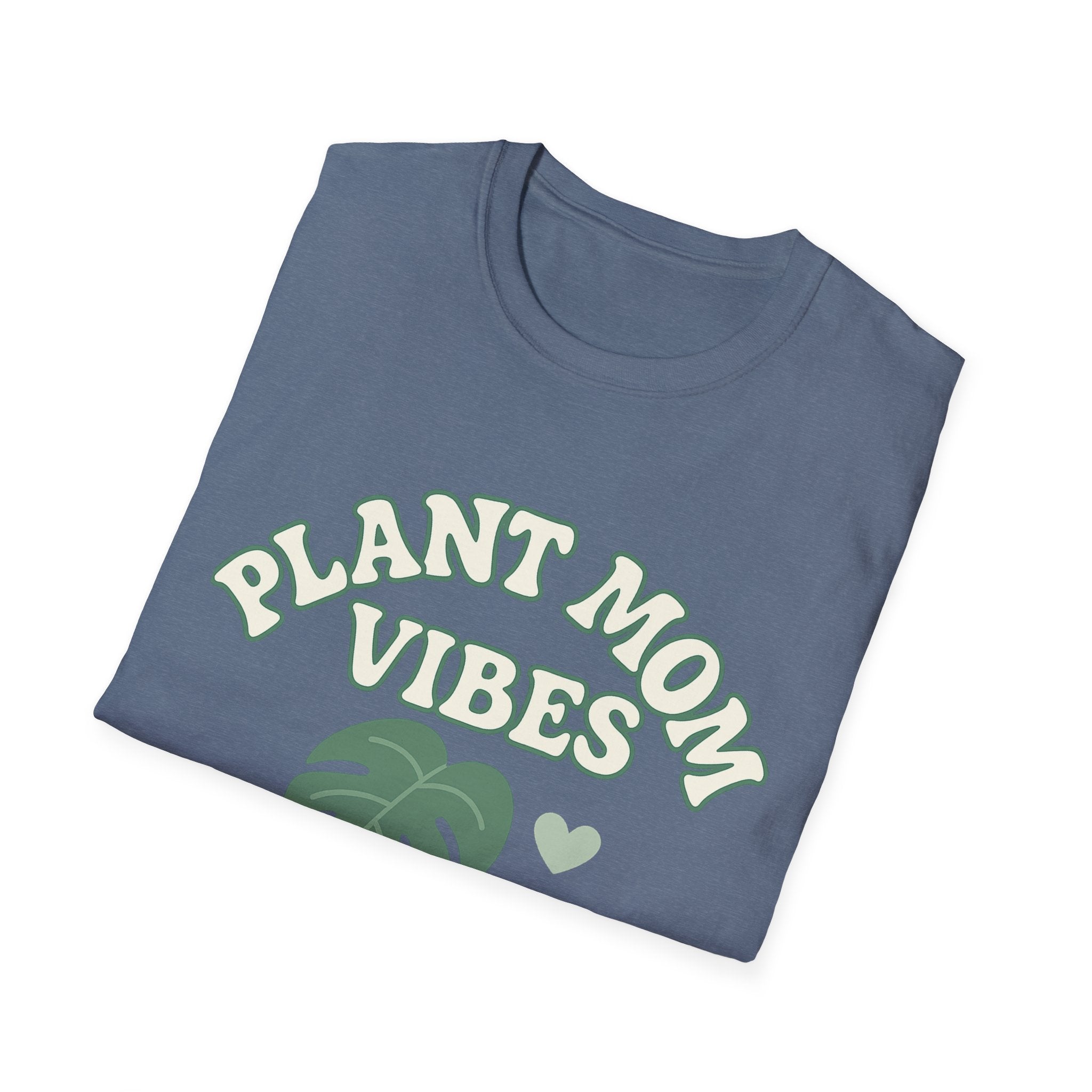 Plant Mom Vibes T-Shirt | Plant Lover Shirt, Botanical Graphic Tee
