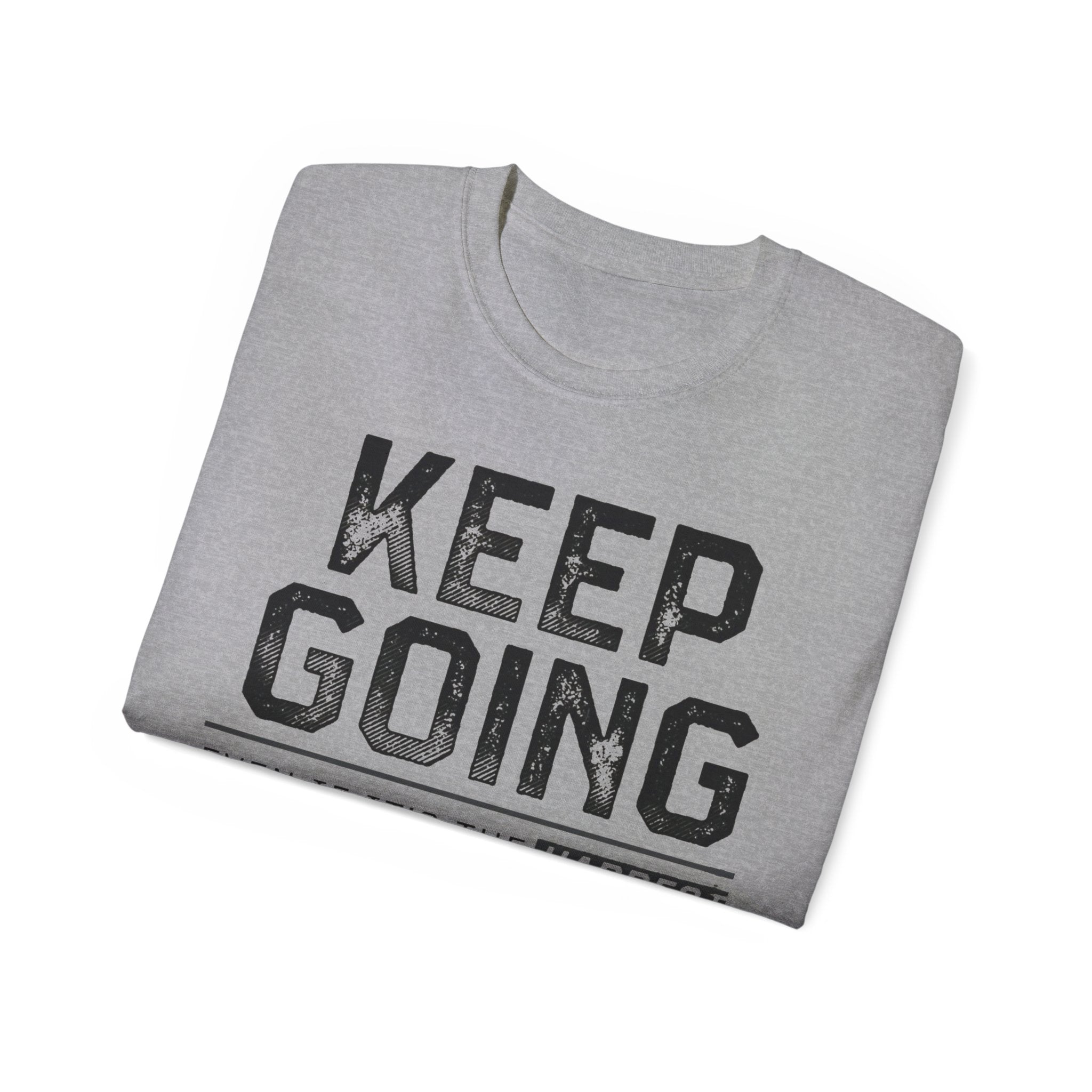 Motivational Keep Fing Going Failure Isn't an Option Unisex T-Shirt, Inspirational Graphic Tee, Positive Quote Shirt, Encouraging Workout