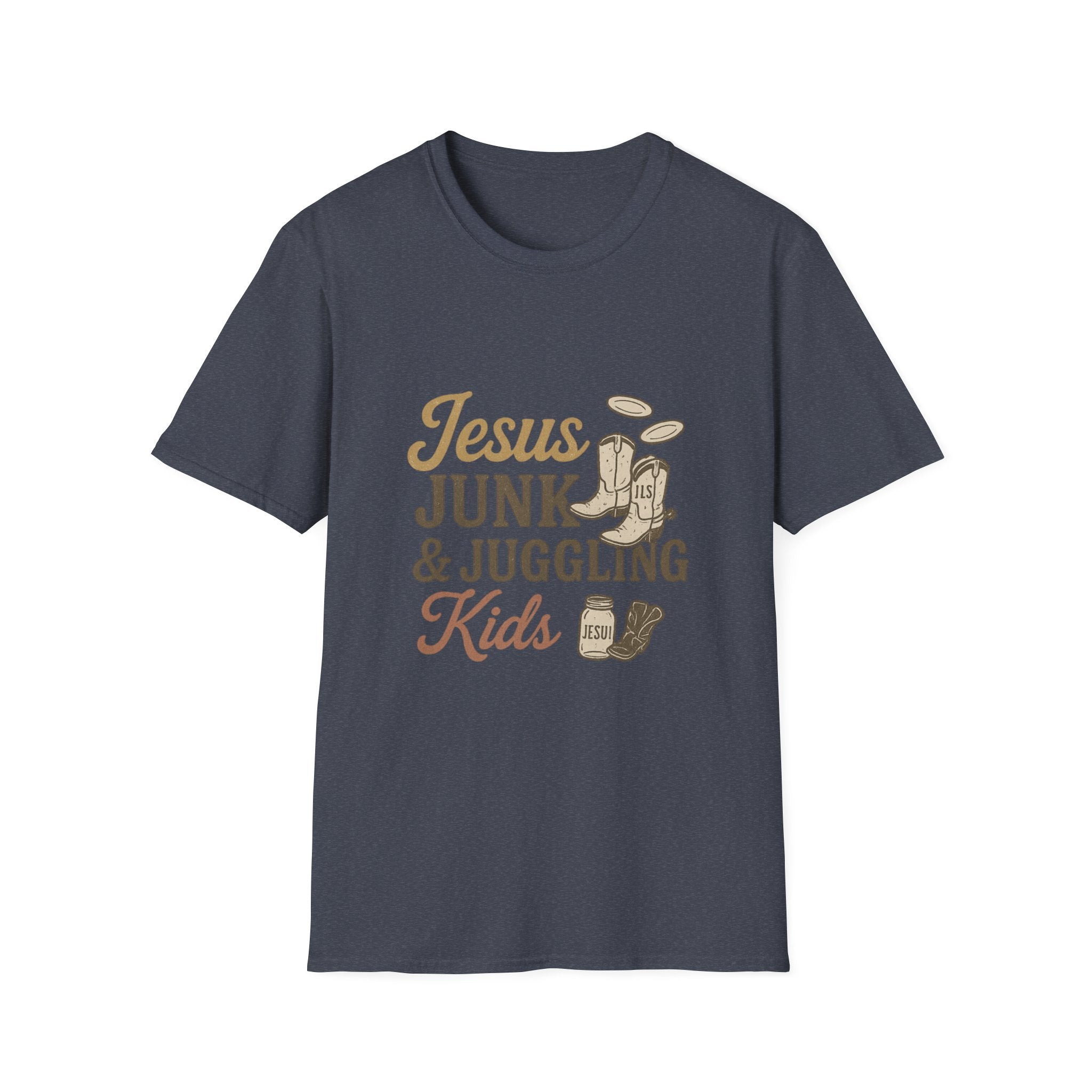 jesus junk and kids tshirt for the dumpster diving christian we all know one is it you?