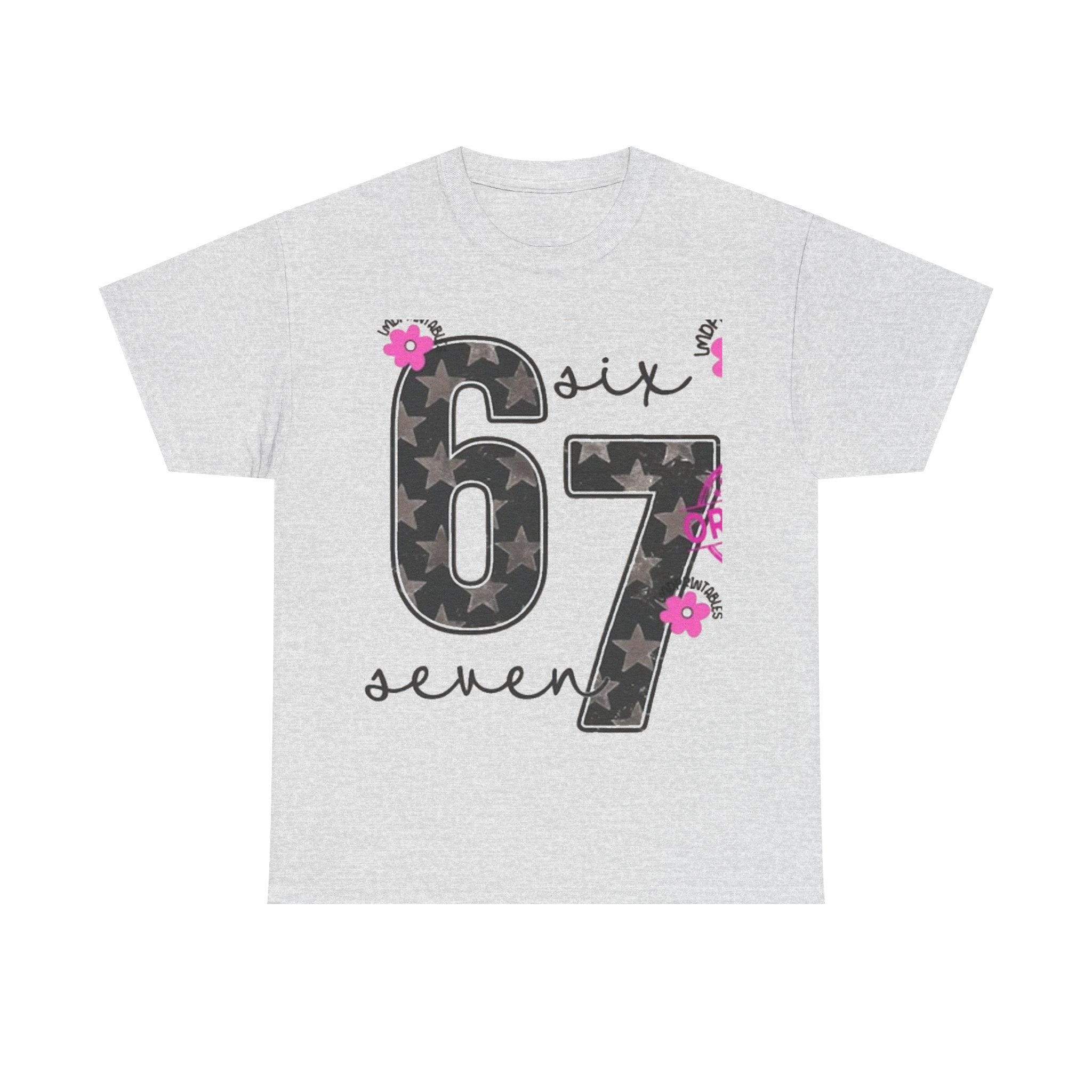 6-7  six seven Trendy Phrase Unisex Tee, Teens Fashion Shirt, Latest Trend Cotton T-Shirt, Kids Graphic Tee, Youth Hip Quote Shirt