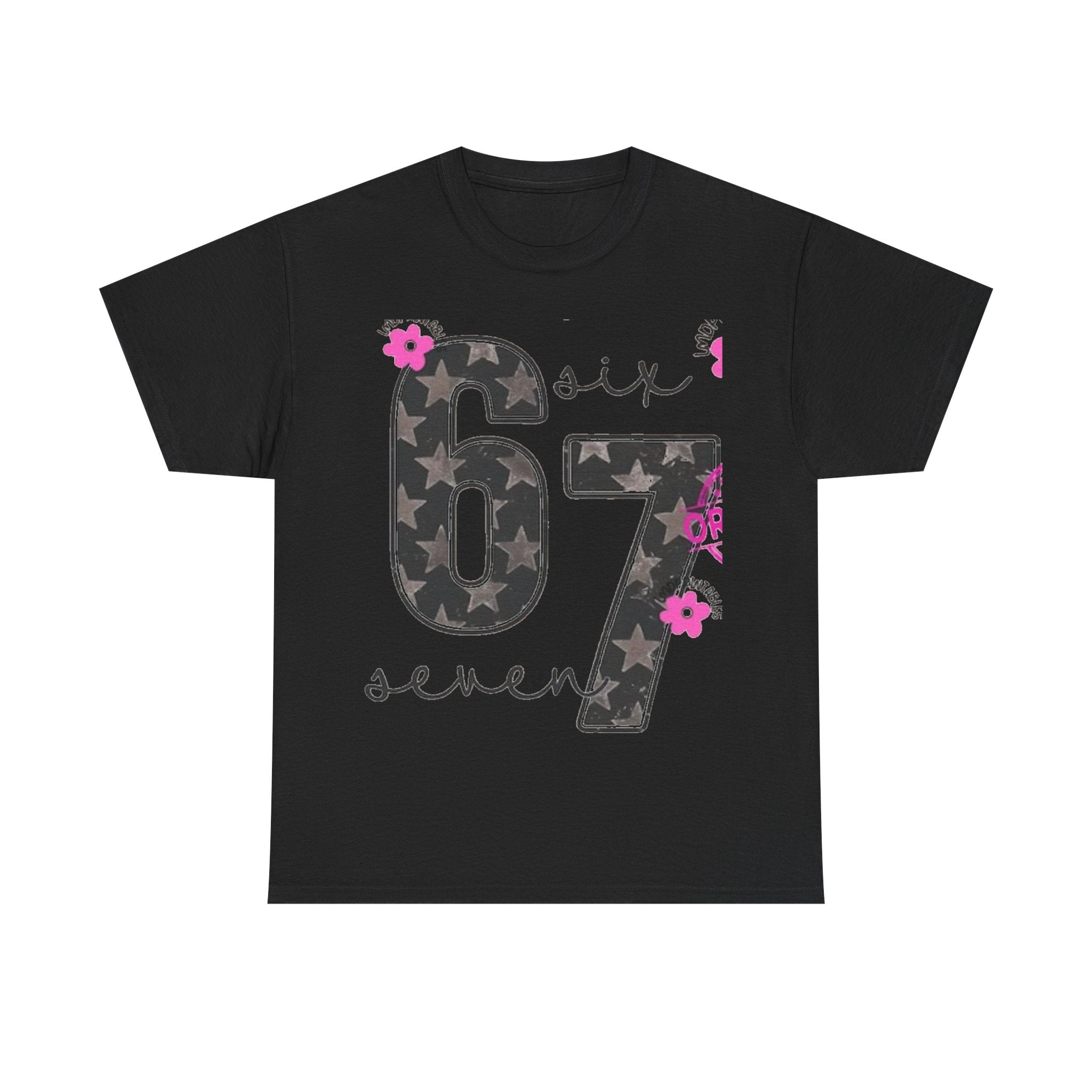 6-7  six seven Trendy Phrase Unisex Tee, Teens Fashion Shirt, Latest Trend Cotton T-Shirt, Kids Graphic Tee, Youth Hip Quote Shirt