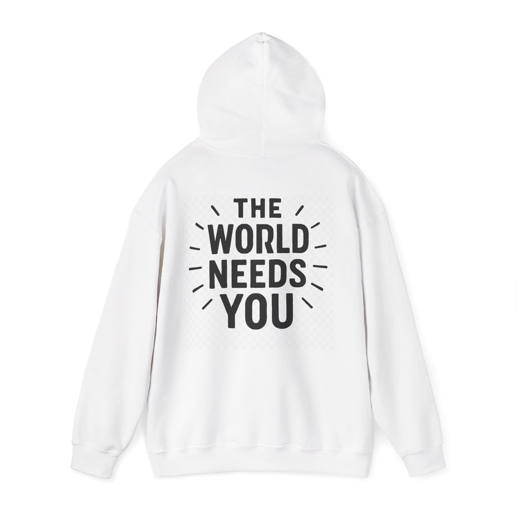this world needs you back of white hoodie nack time rebels comfy hoodie