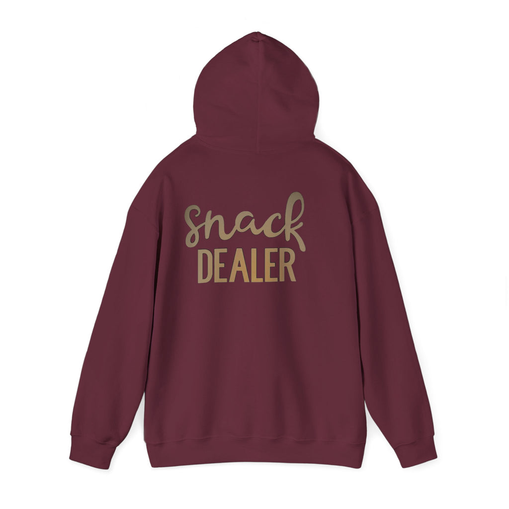 Funny Snack Dealer Hoodie, Sarcastic Foodie Gift, Junk Food Lover Hooded Sweatshirt, Gift for Snack Lover, Comfy Snacking Apparel