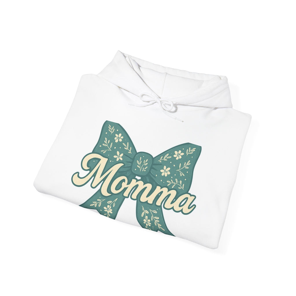 Floral Embracesnack time rebels blue bow comfy hoodie
