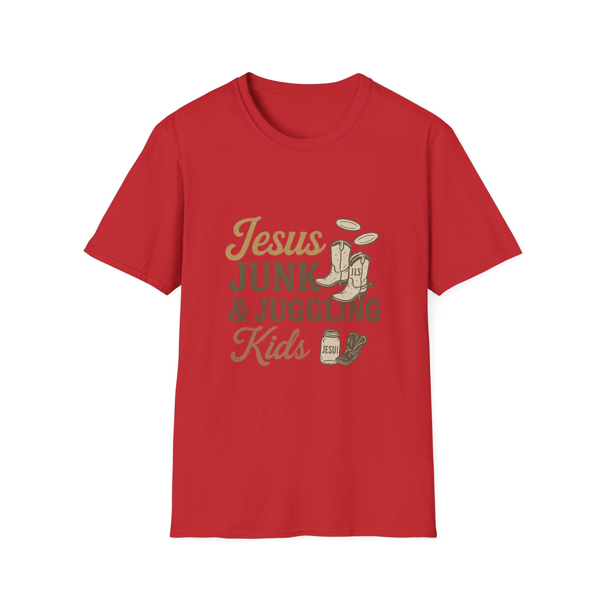 jesus junk and kids tshirt for the dumpster diving christian we all know one is it you?