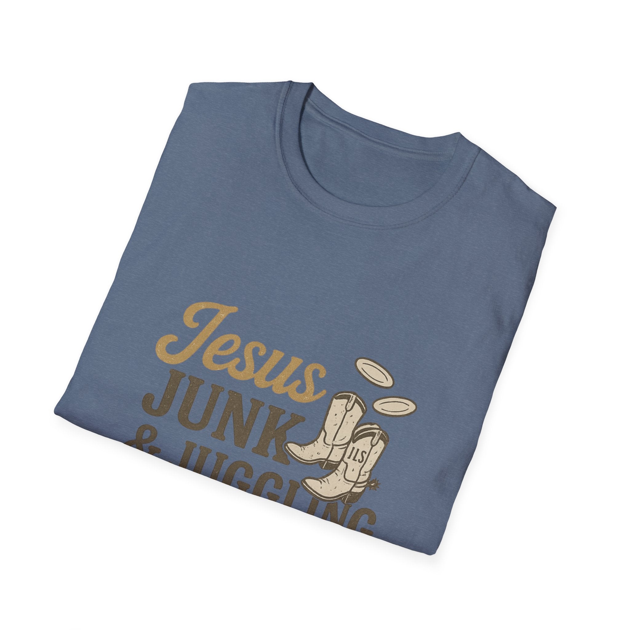 jesus junk and kids tshirt for the dumpster diving christian we all know one is it you?