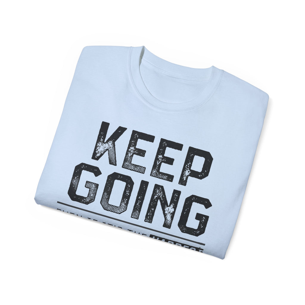 Motivational Keep Fing Going Failure Isn't an Option Unisex T-Shirt, Inspirational Graphic Tee, Positive Quote Shirt, Encouraging Workout
