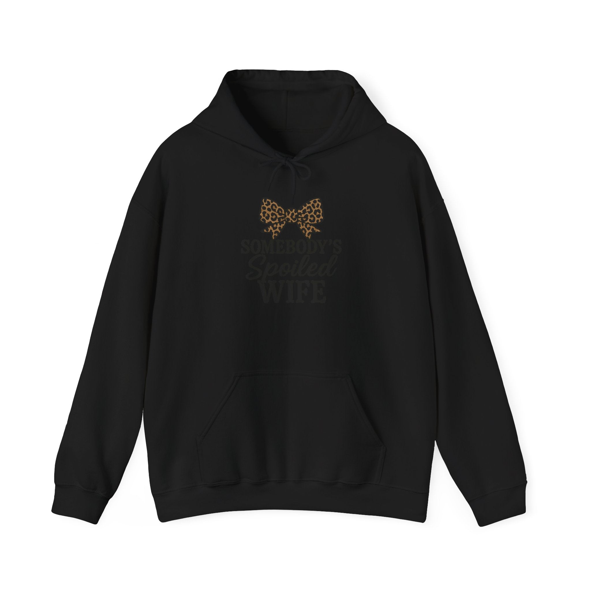 Somebody's Spoiled Wife Hoodie | Leopard Bow Wife Sweatshirt