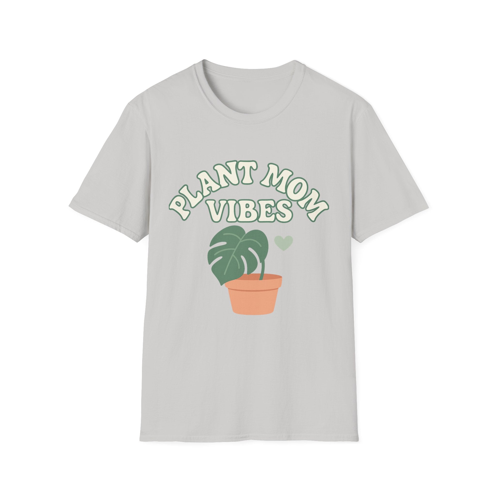 Plant Mom Vibes T-Shirt | Plant Lover Shirt, Botanical Graphic Tee