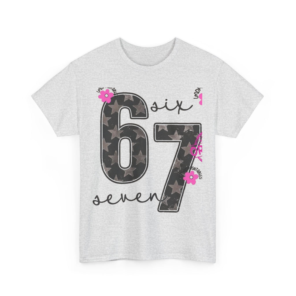 6-7  six seven Trendy Phrase Unisex Tee, Teens Fashion Shirt, Latest Trend Cotton T-Shirt, Kids Graphic Tee, Youth Hip Quote Shirt