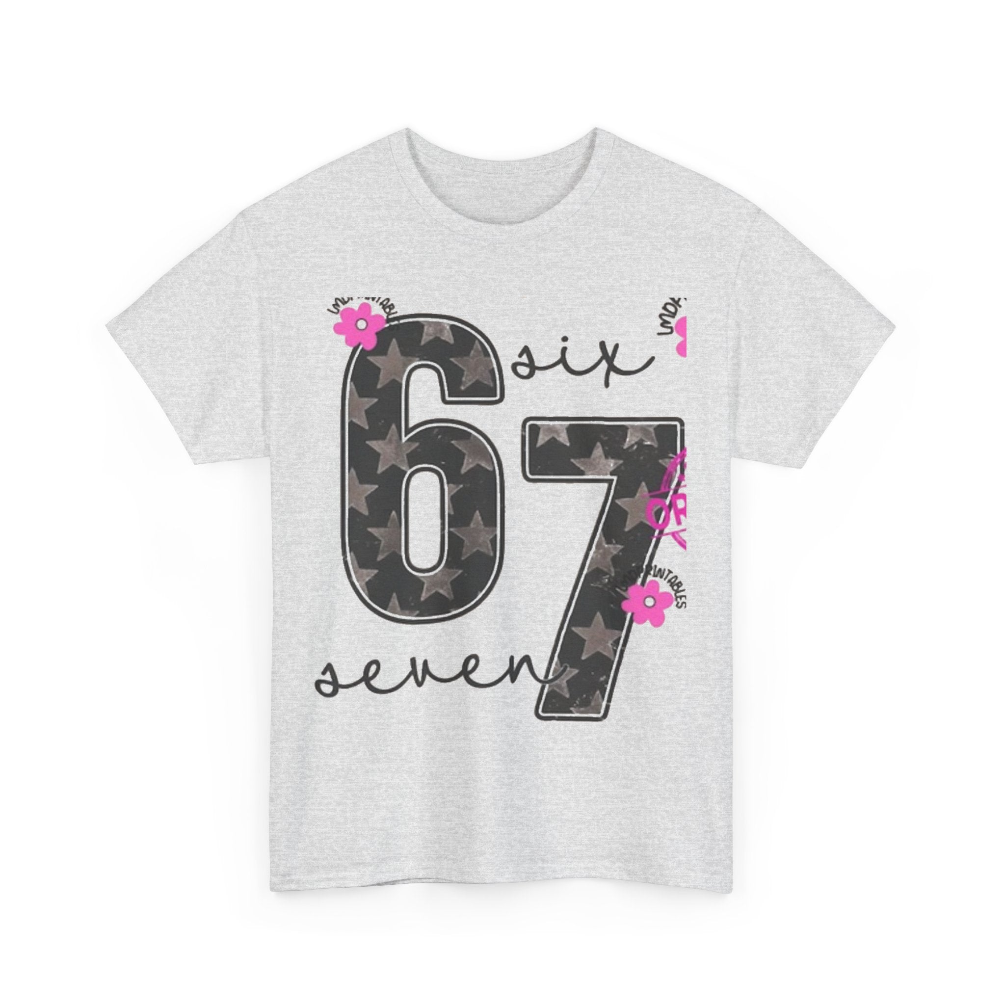 6-7  six seven Trendy Phrase Unisex Tee, Teens Fashion Shirt, Latest Trend Cotton T-Shirt, Kids Graphic Tee, Youth Hip Quote Shirt