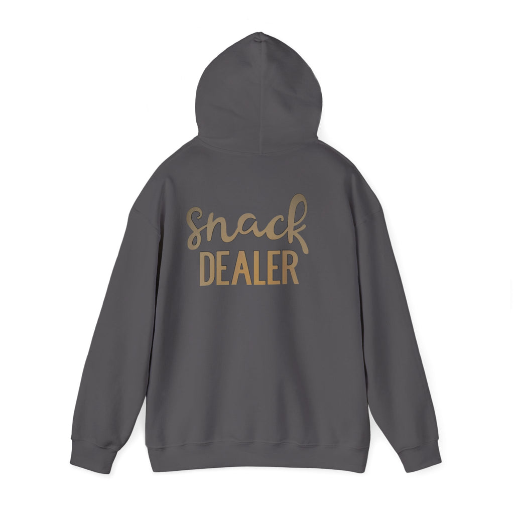Funny Snack Dealer Hoodie, Sarcastic Foodie Gift, Junk Food Lover Hooded Sweatshirt, Gift for Snack Lover, Comfy Snacking Apparel