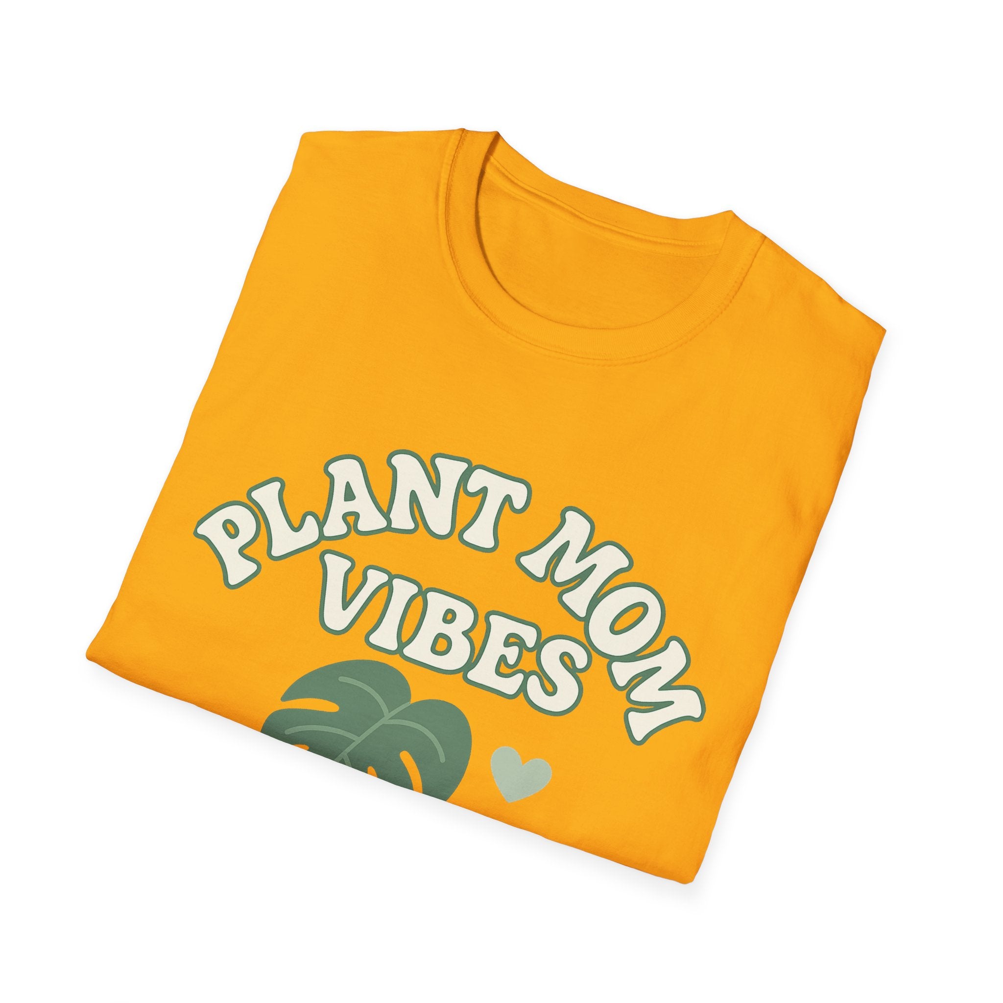Plant Mom Vibes T-Shirt | Plant Lover Shirt, Botanical Graphic Tee