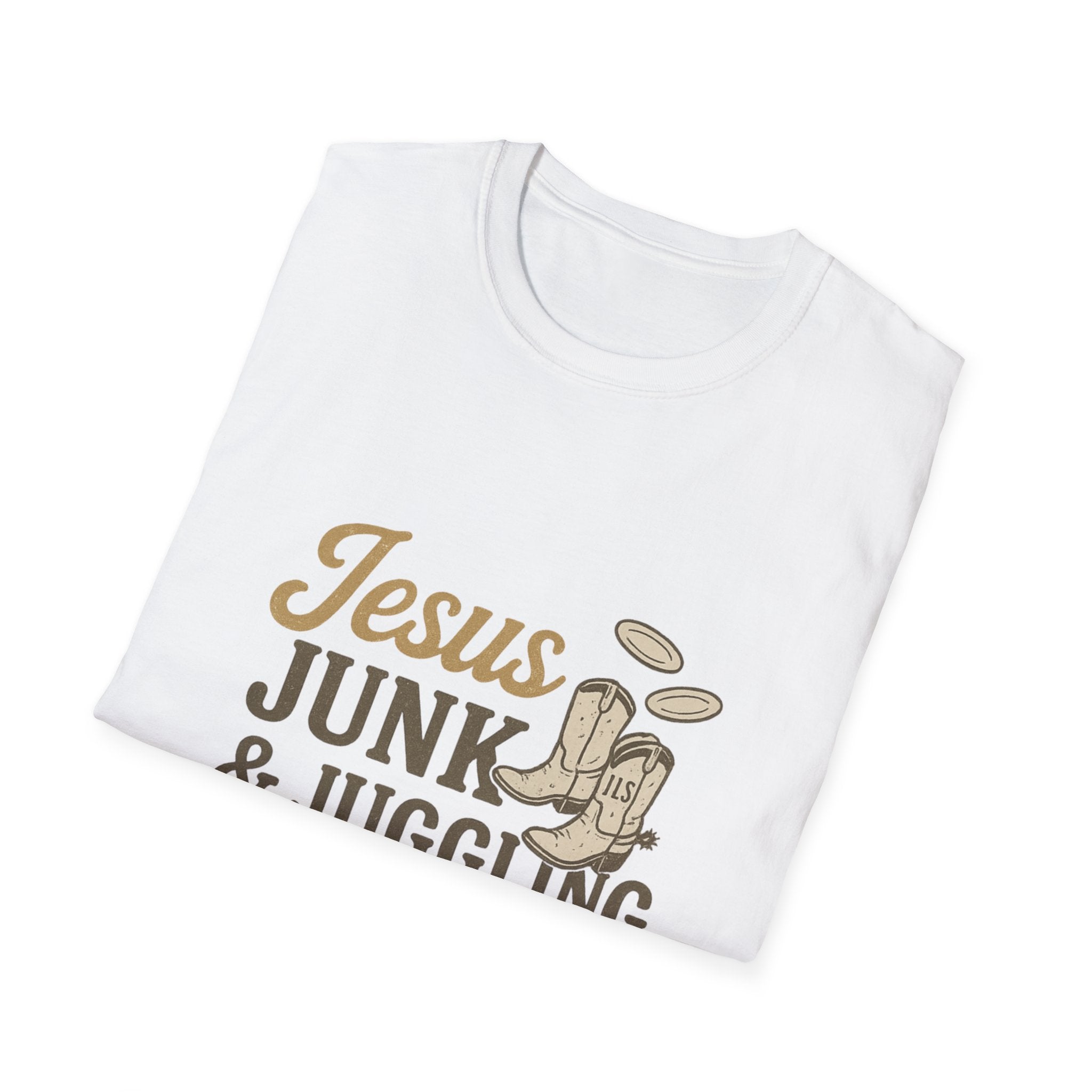 jesus junk and kids tshirt for the dumpster diving christian we all know one is it you?