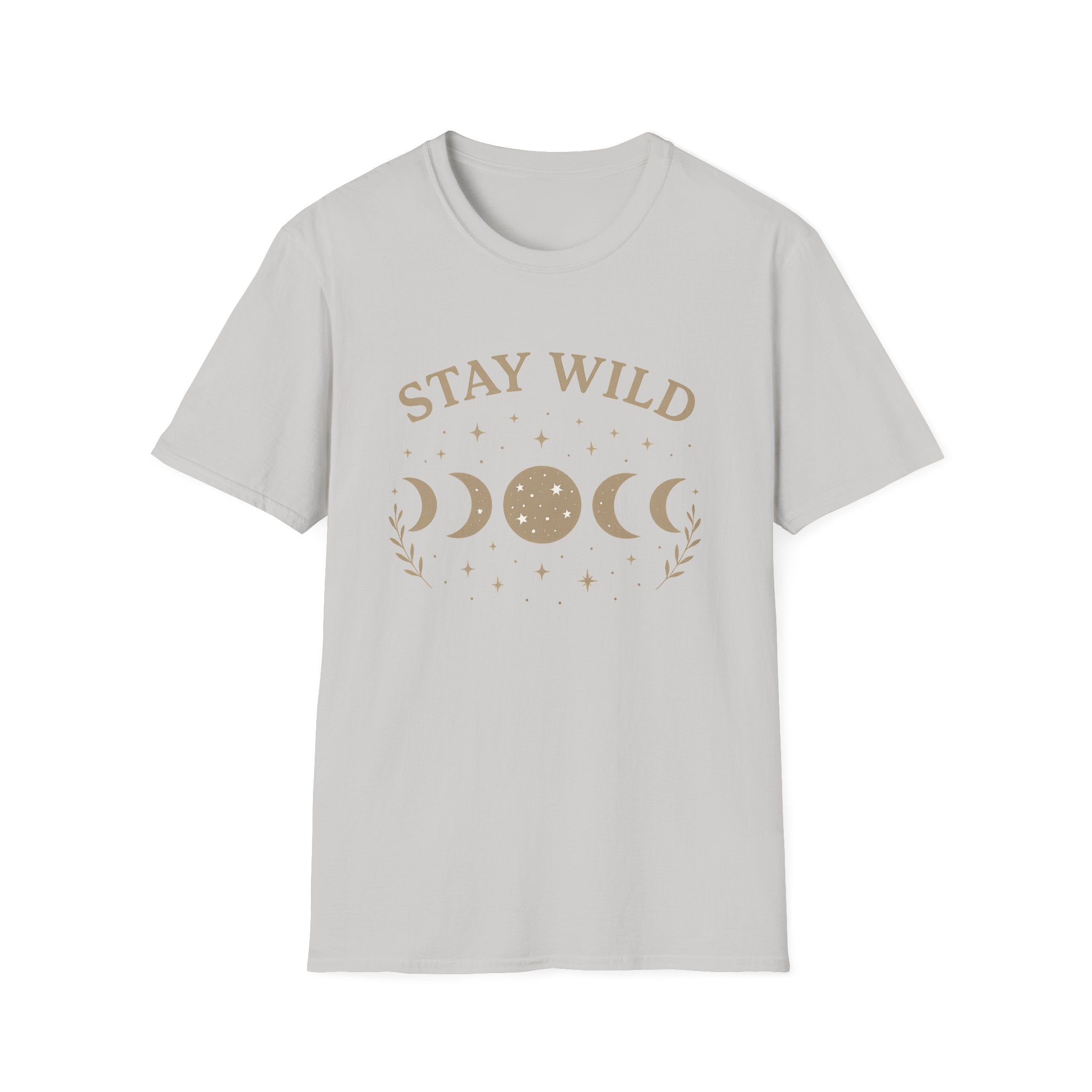 Stay Wild Moon Phase T-Shirt | Crescent Phases Graphic