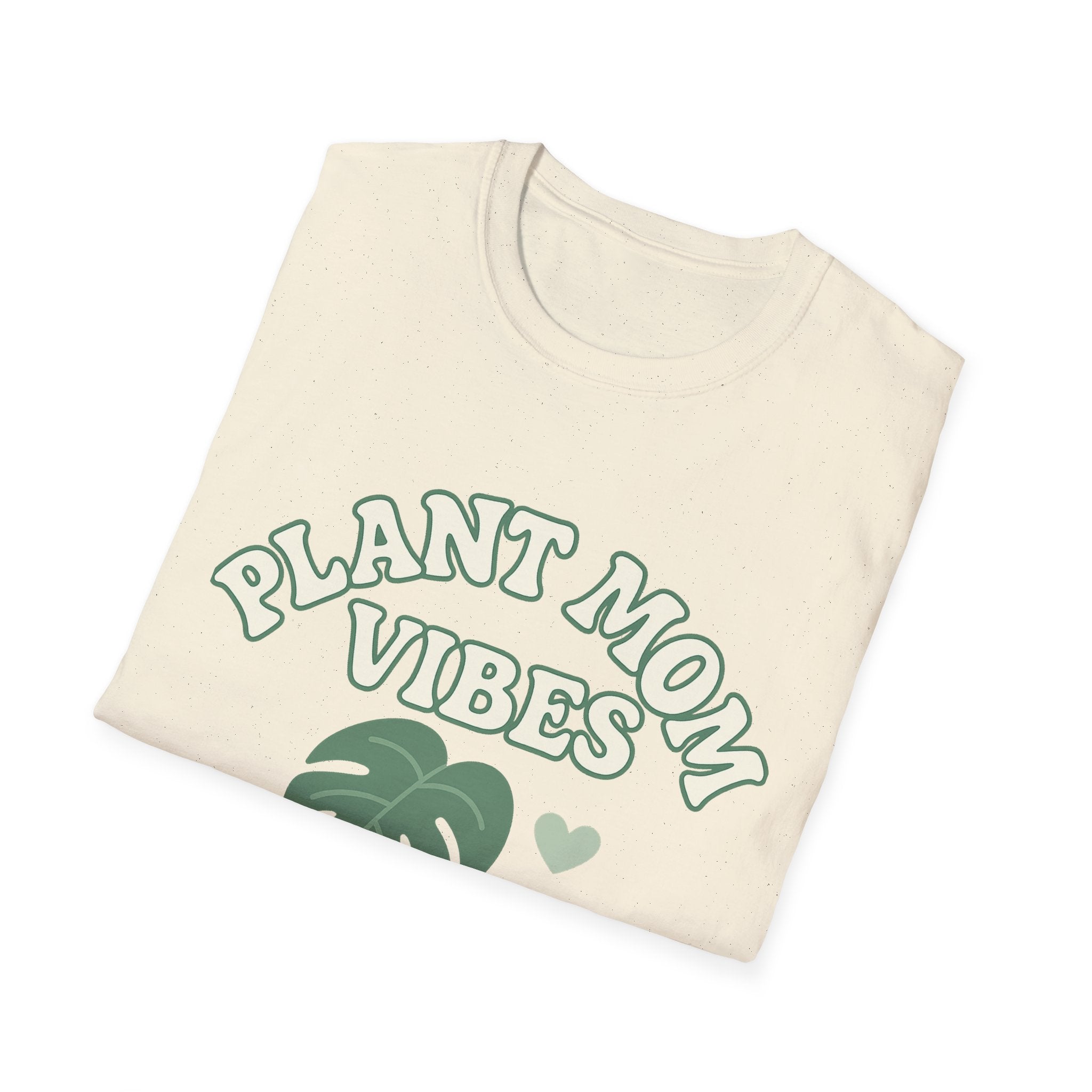 Plant Mom Vibes T-Shirt | Plant Lover Shirt, Botanical Graphic Tee