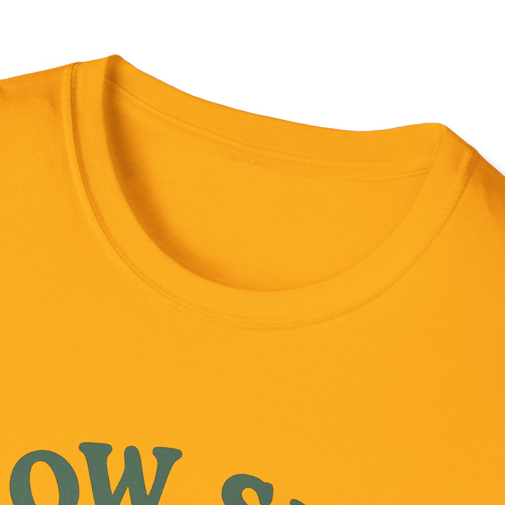 Grow Slow Live Slow T-Shirt | Relaxed Typography Tee