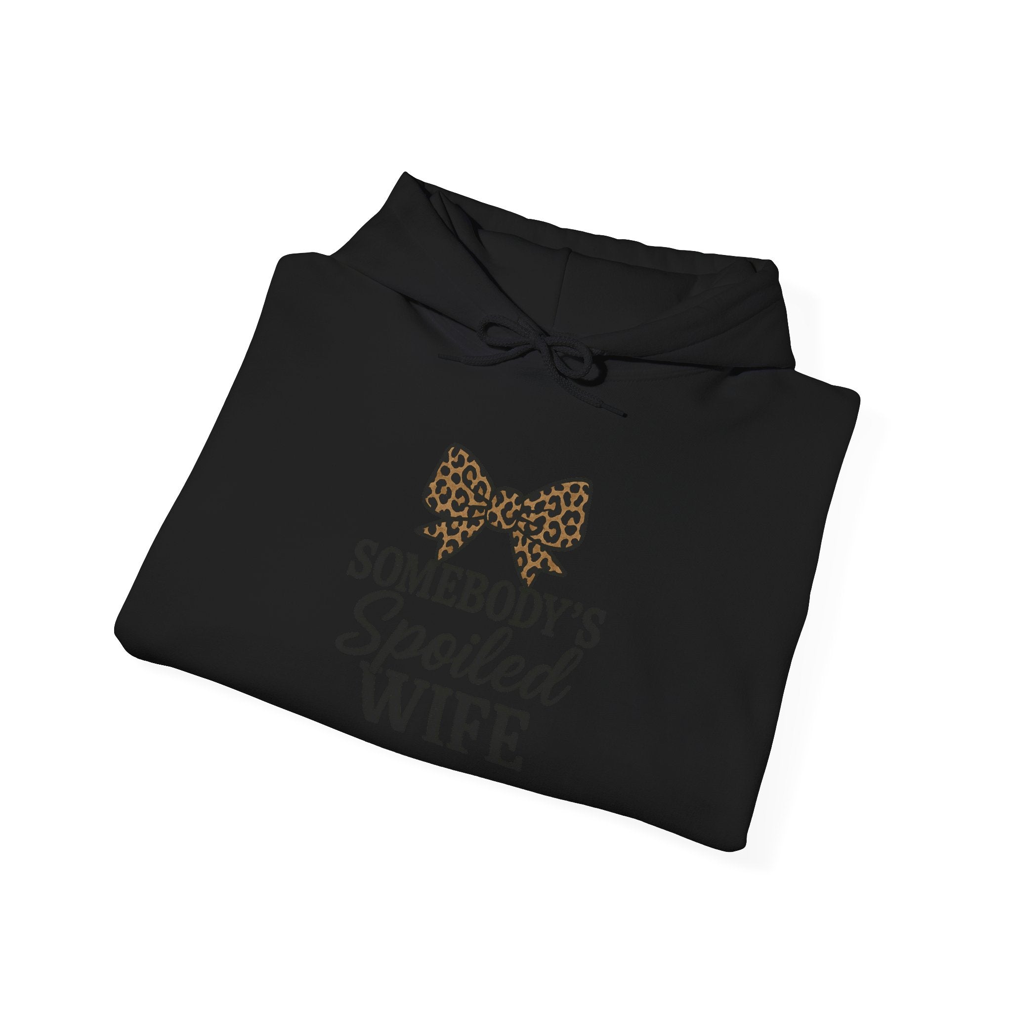 Somebody's Spoiled Wife Hoodie | Leopard Bow Wife Sweatshirt
