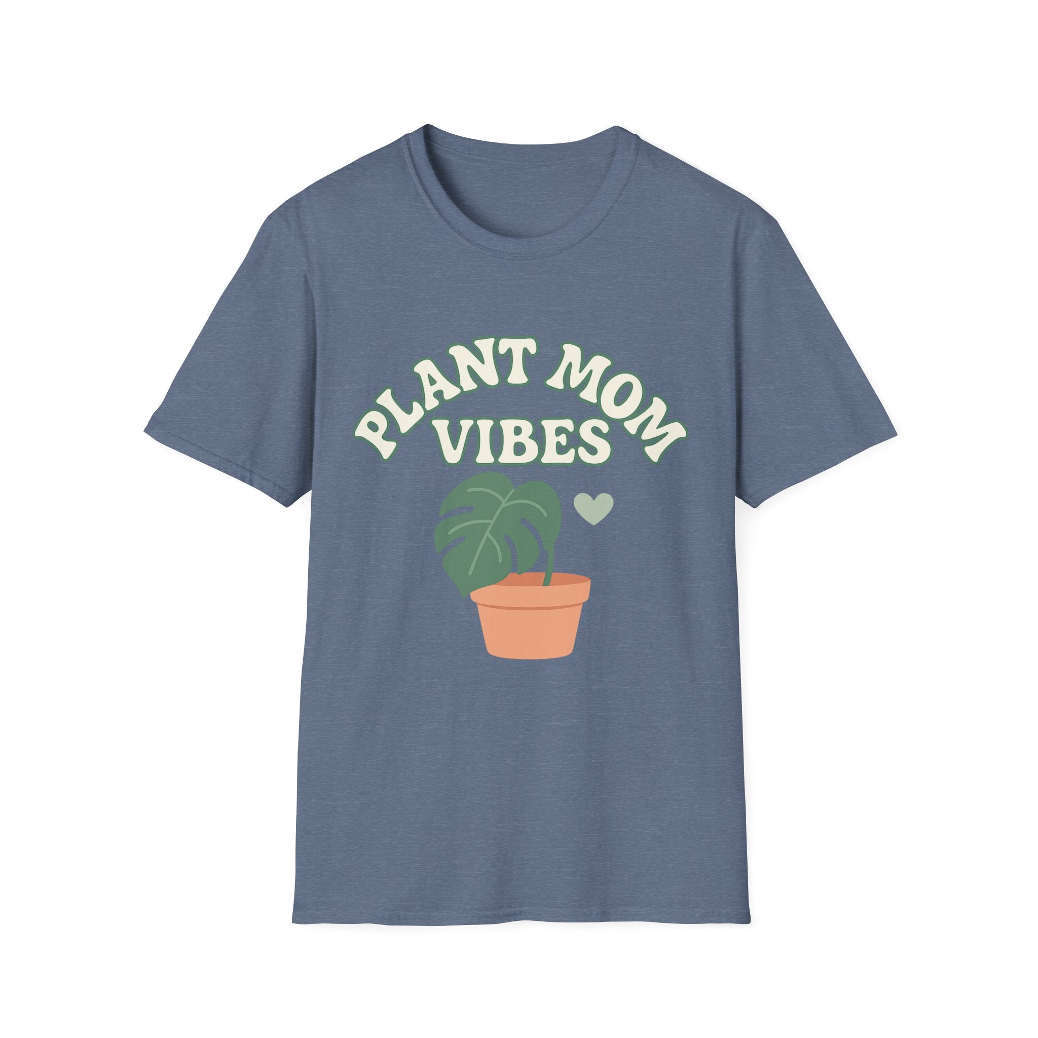 Plant Mom Vibes T-Shirt | Plant Lover Shirt, Botanical Graphic Tee