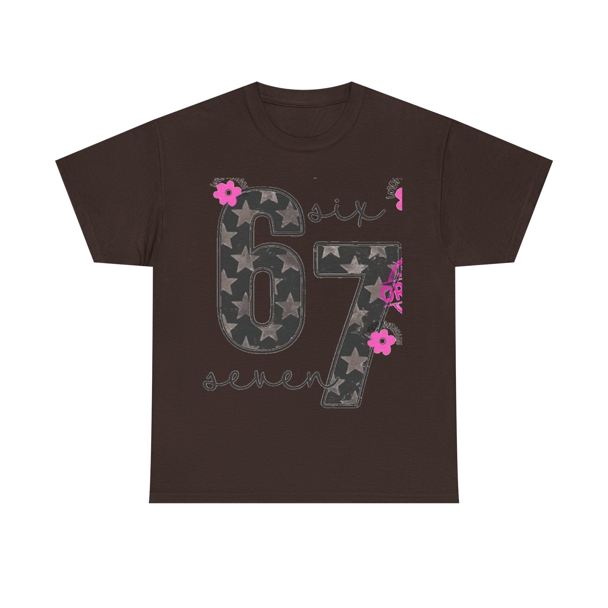 6-7  six seven Trendy Phrase Unisex Tee, Teens Fashion Shirt, Latest Trend Cotton T-Shirt, Kids Graphic Tee, Youth Hip Quote Shirt