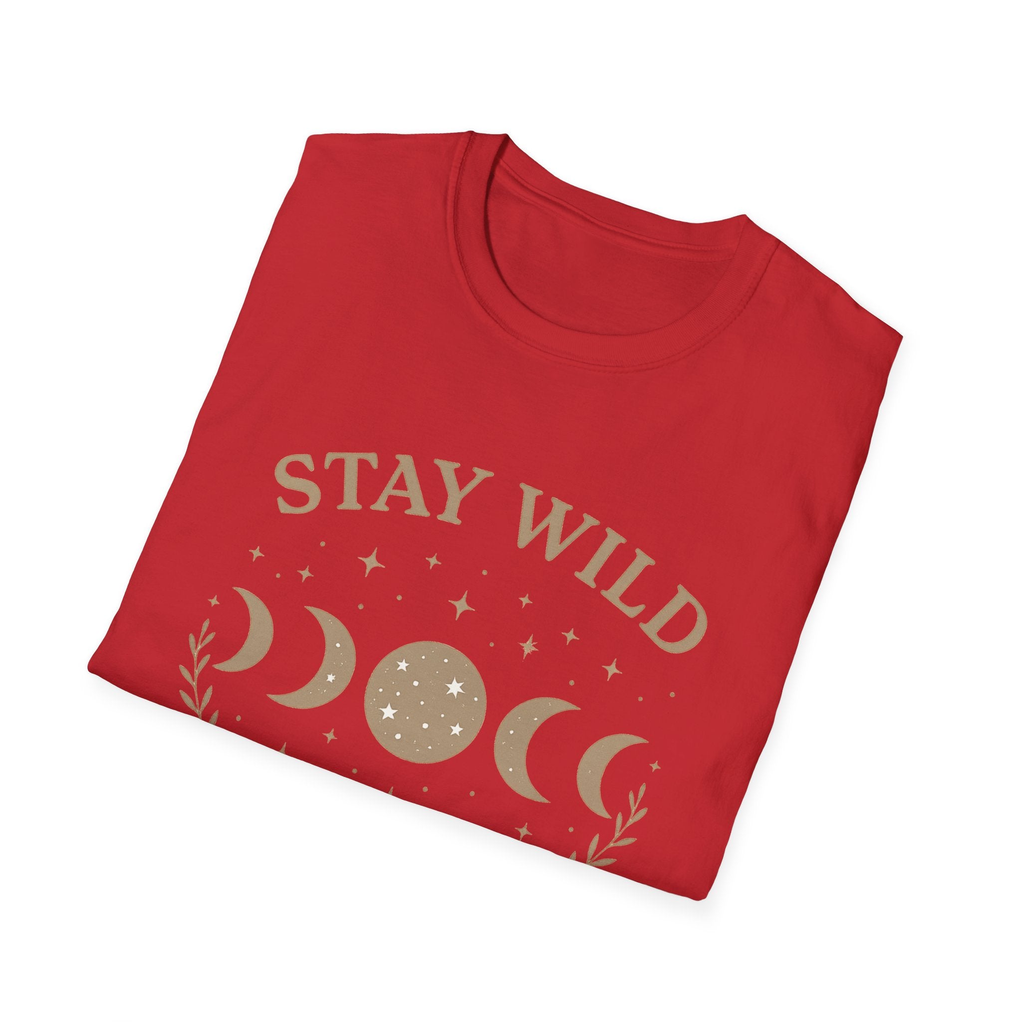 Stay Wild Moon Phase T-Shirt | Crescent Phases Graphic