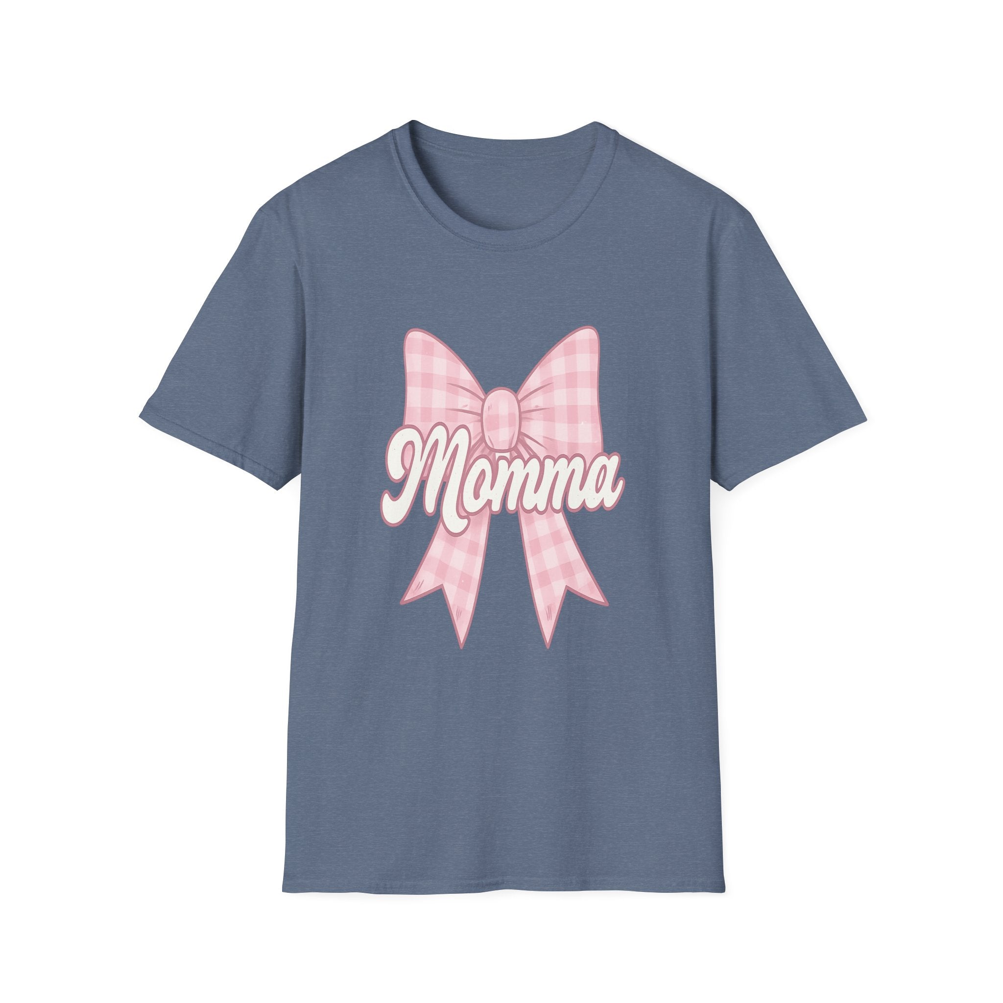 Pink Momma Bow T-Shirt  Mom Shirt, Bow Graphic