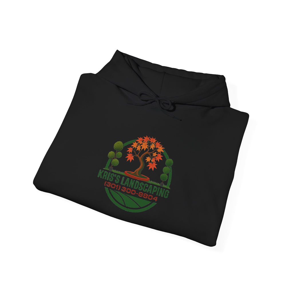 Kris's Landscaping Logo Hoodie finale volume bulk order optional