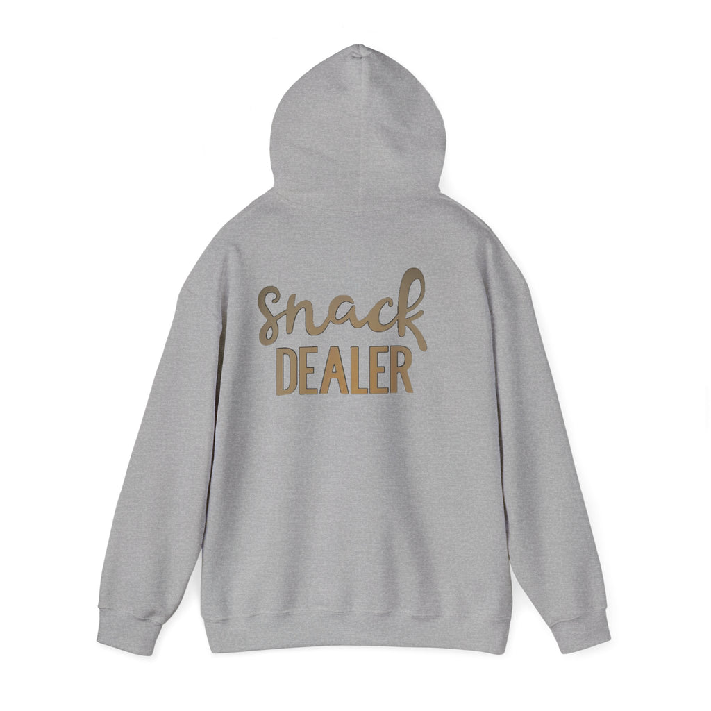 Funny Snack Dealer Hoodie, Sarcastic Foodie Gift, Junk Food Lover Hooded Sweatshirt, Gift for Snack Lover, Comfy Snacking Apparel