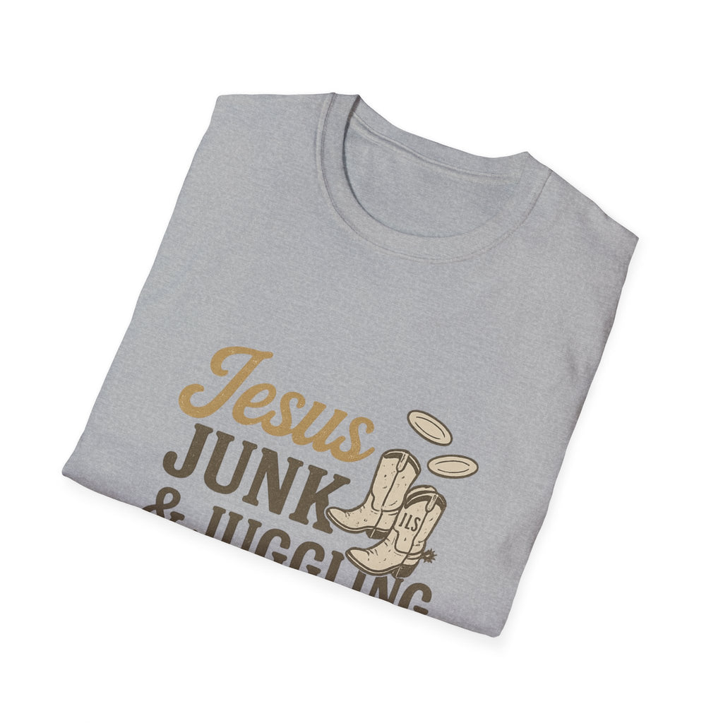 jesus junk and kids tshirt for the dumpster diving christian we all know one is it you?