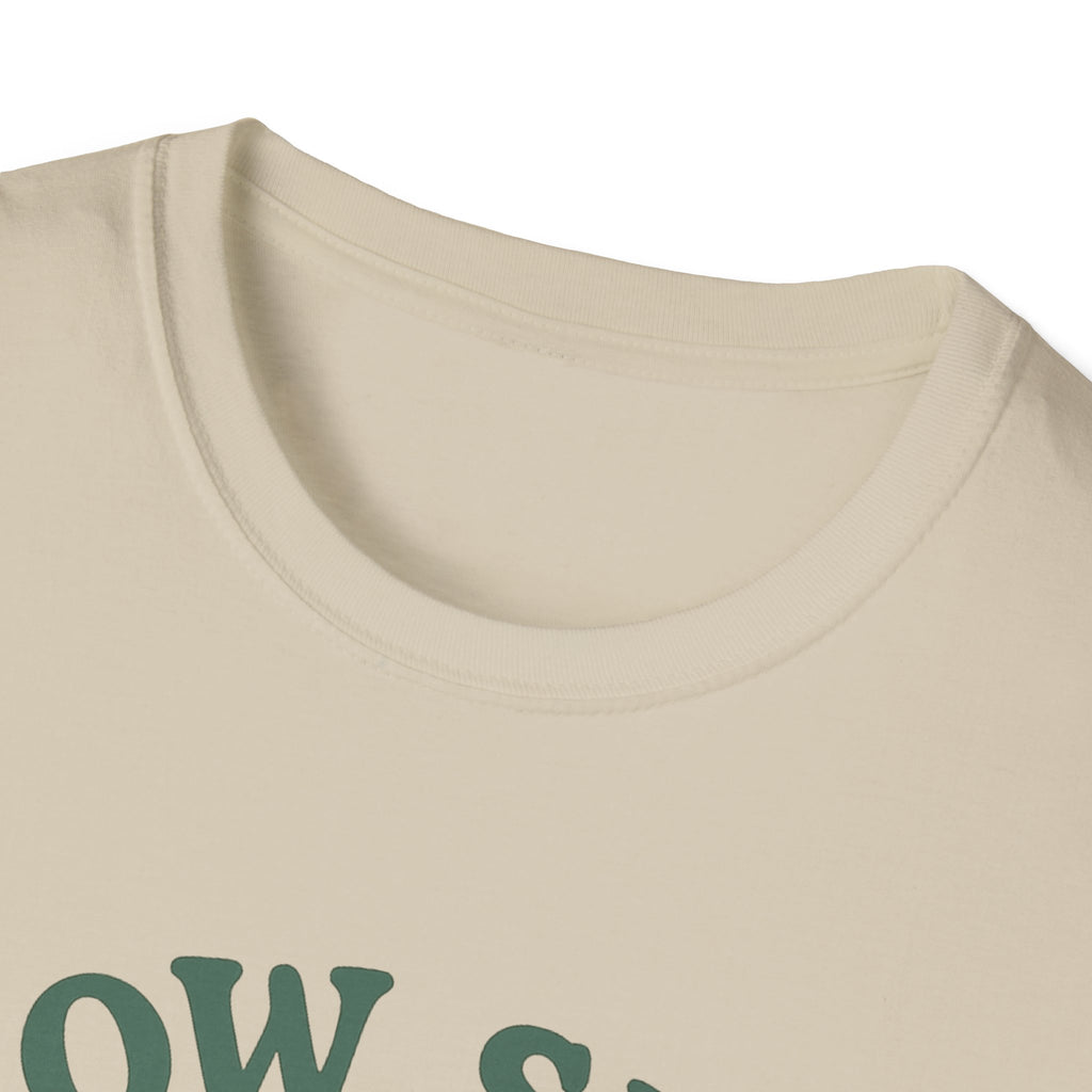 Grow Slow Live Slow T-Shirt | Relaxed Typography Tee