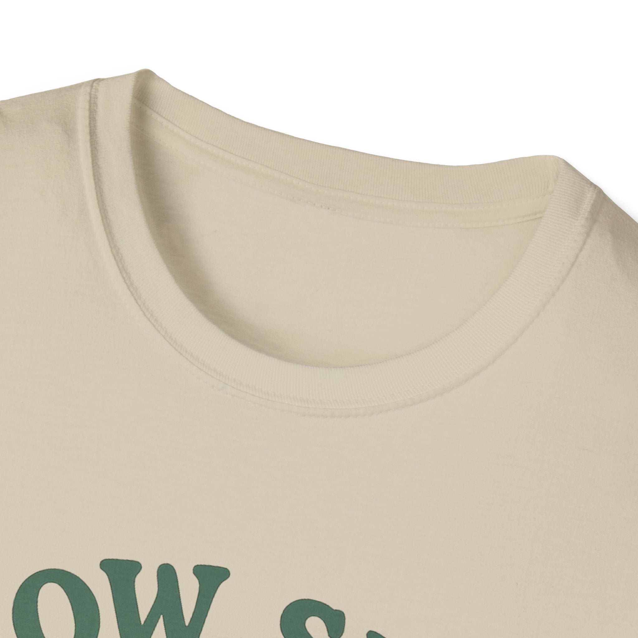 Grow Slow Live Slow T-Shirt | Relaxed Typography Tee