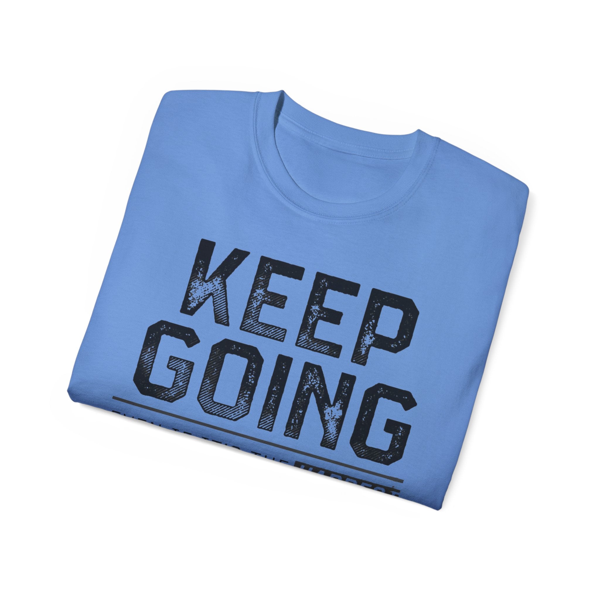 Motivational Keep Fing Going Failure Isn't an Option Unisex T-Shirt, Inspirational Graphic Tee, Positive Quote Shirt, Encouraging Workout