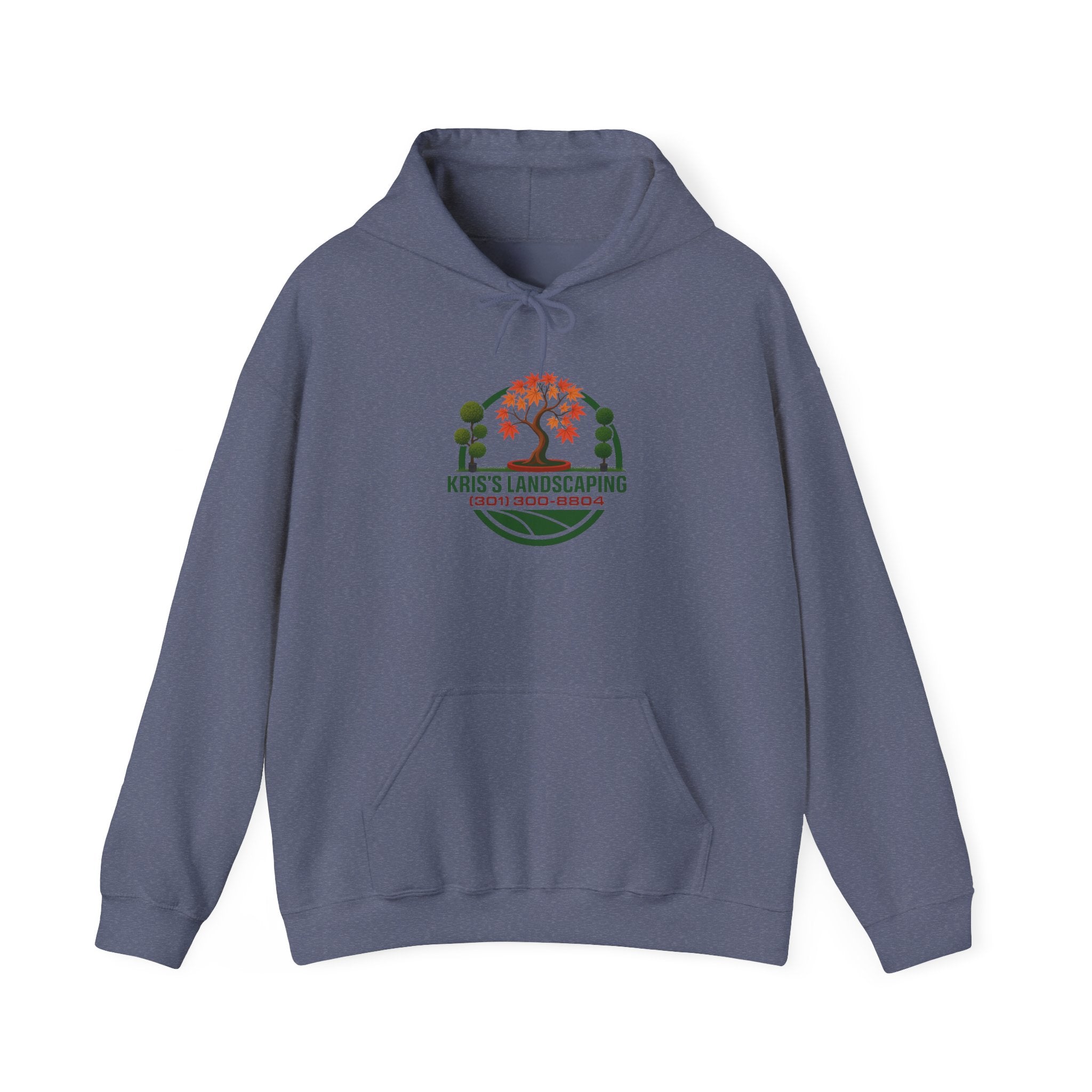 Kris's Landscaping Logo Hoodie finale volume bulk order optional
