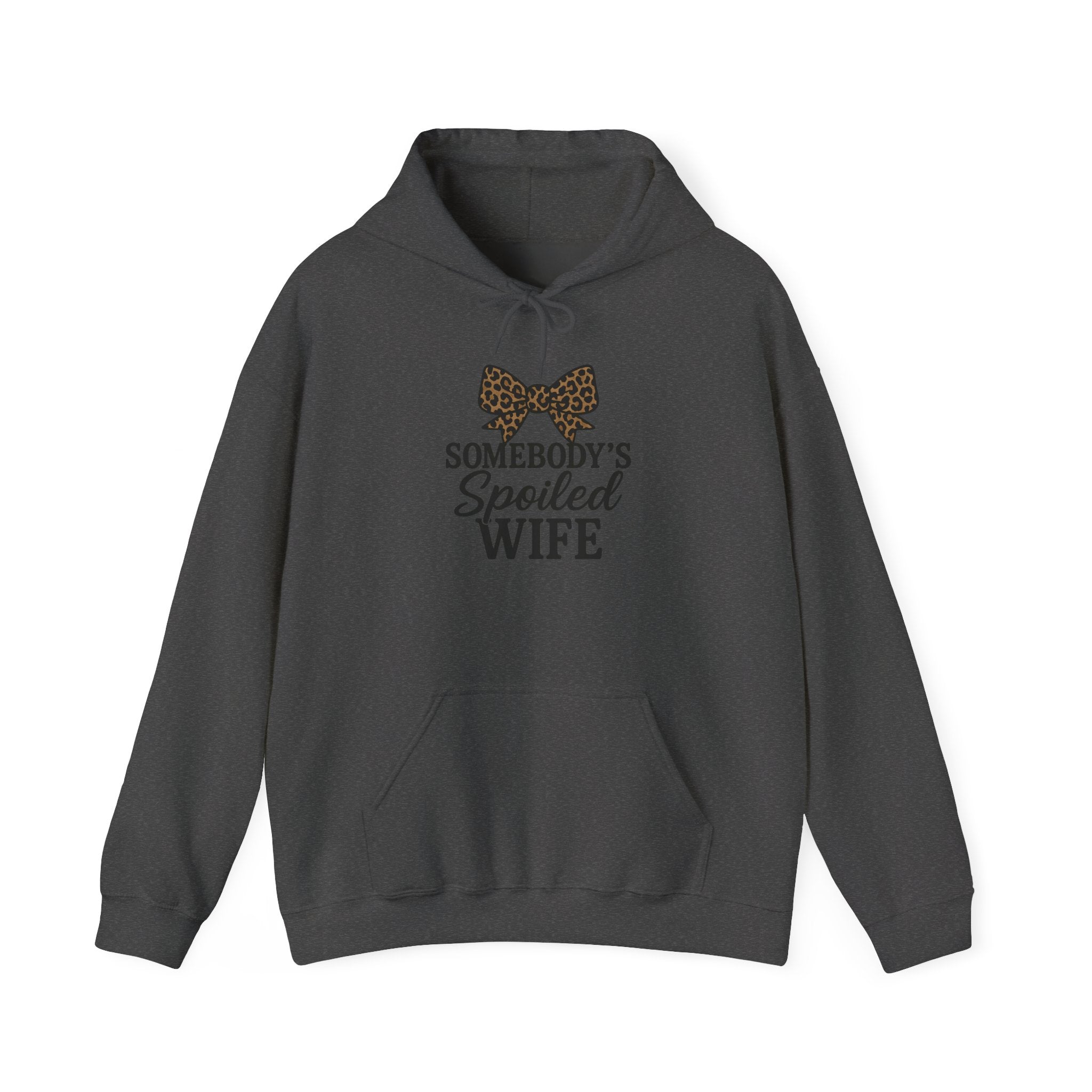Somebody's Spoiled Wife Hoodie | Leopard Bow Wife Sweatshirt