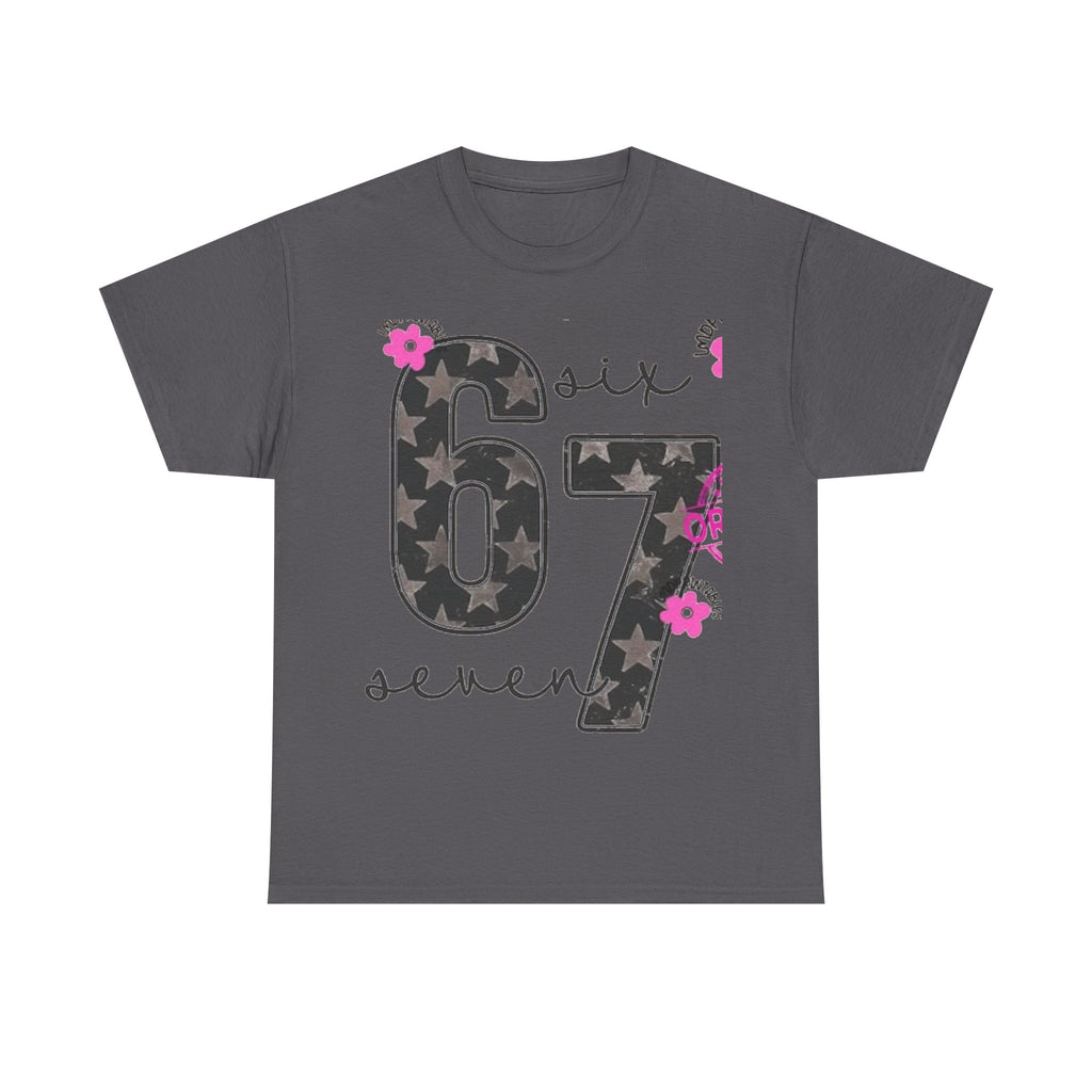 6-7  six seven Trendy Phrase Unisex Tee, Teens Fashion Shirt, Latest Trend Cotton T-Shirt, Kids Graphic Tee, Youth Hip Quote Shirt