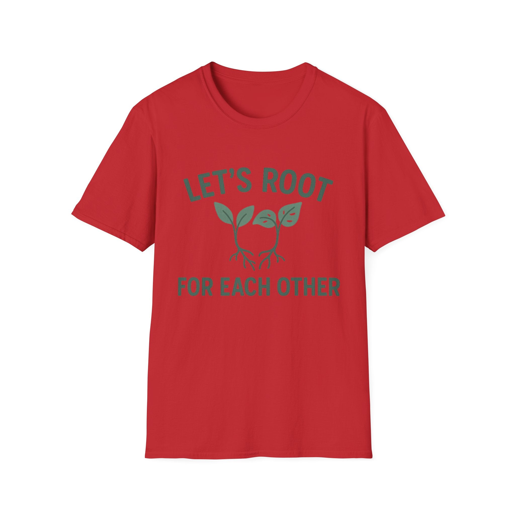 Lets Root For One Another gardening shirt | plant pun tee
