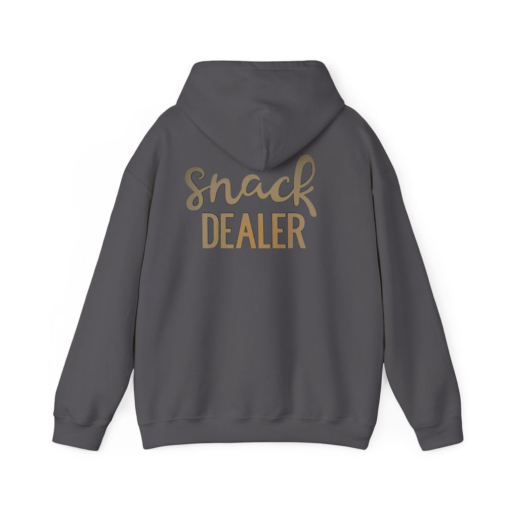 Funny Snack Dealer Hoodie, Sarcastic Foodie Gift, Junk Food Lover Hooded Sweatshirt, Gift for Snack Lover, Comfy Snacking Apparel