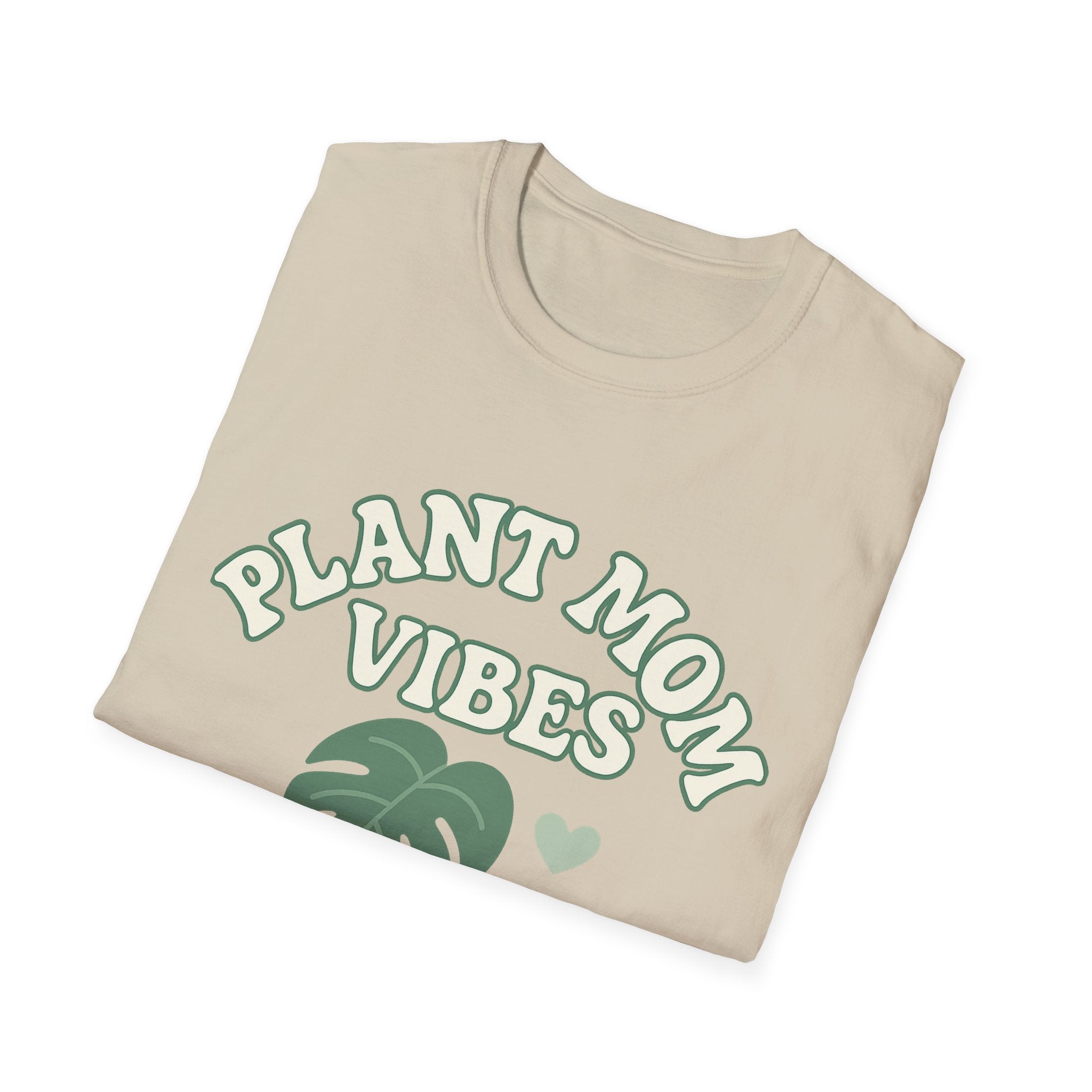 Plant Mom Vibes T-Shirt | Plant Lover Shirt, Botanical Graphic Tee