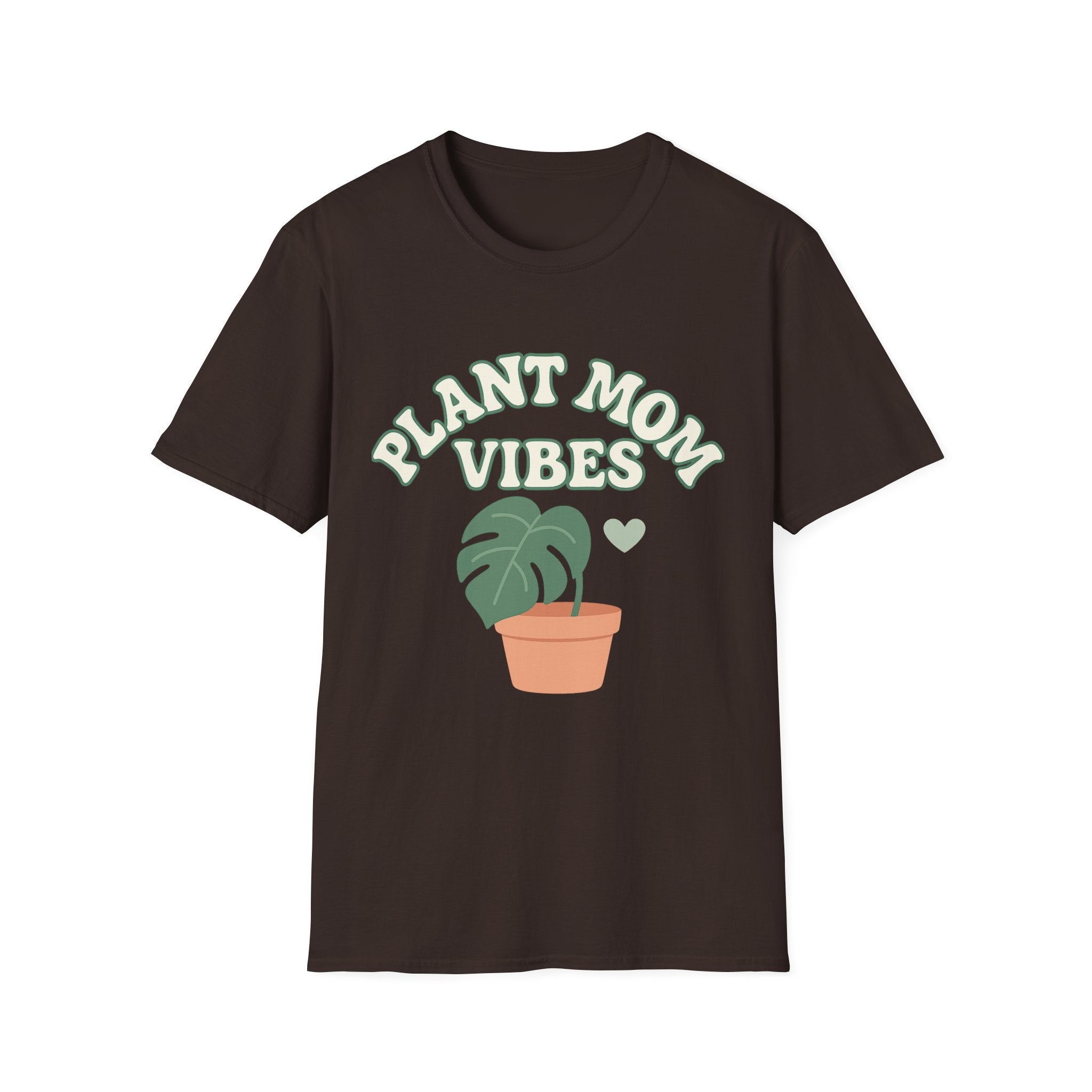 Plant Mom Vibes T-Shirt | Plant Lover Shirt, Botanical Graphic Tee