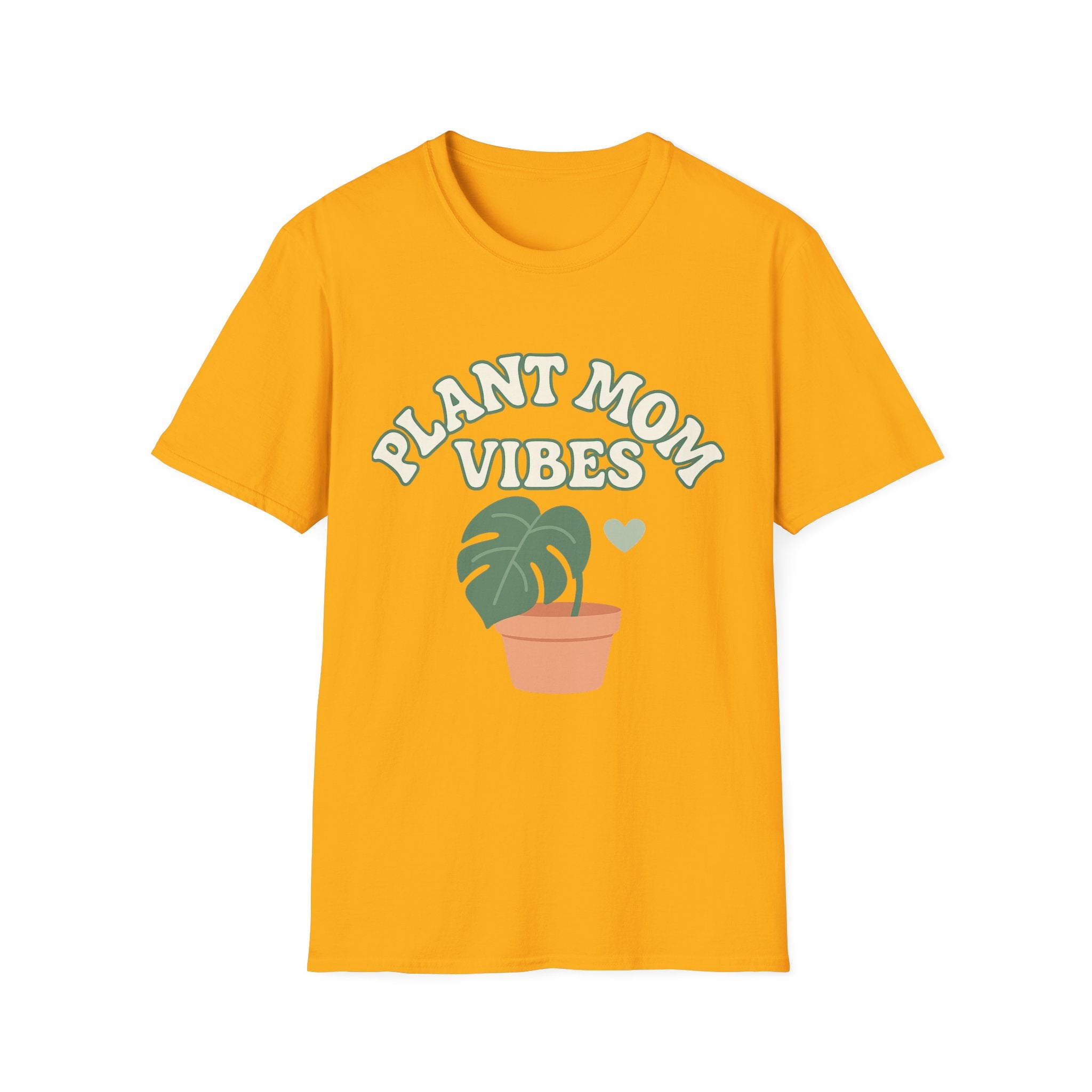 Plant Mom Vibes T-Shirt | Plant Lover Shirt, Botanical Graphic Tee