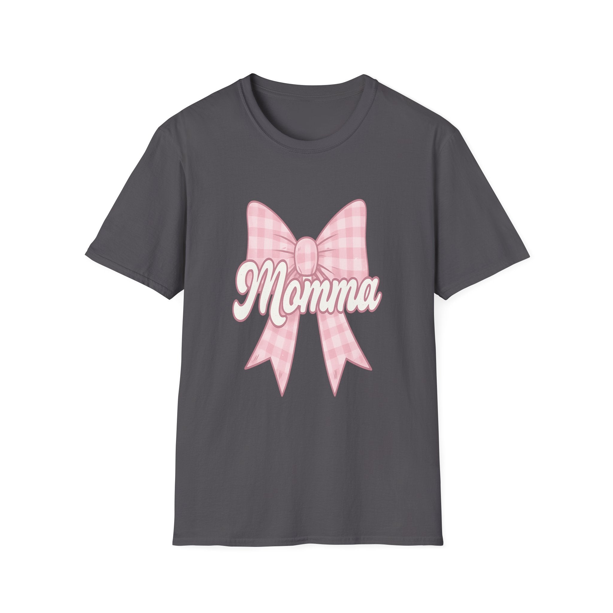 Pink Momma Bow T-Shirt  Mom Shirt, Bow Graphic