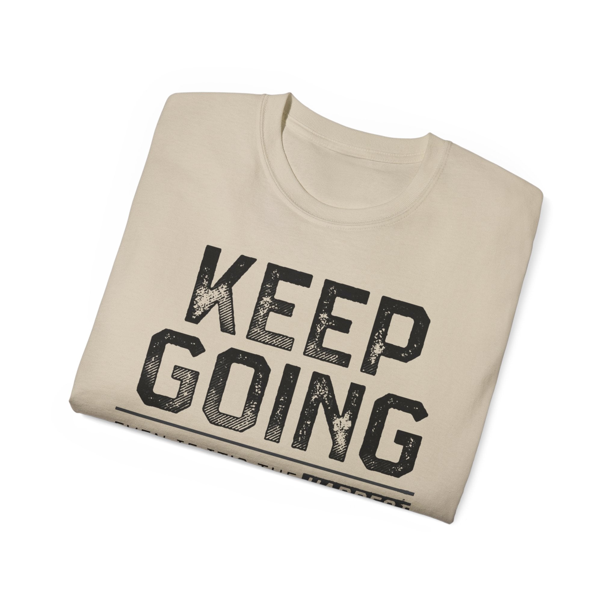 Motivational Keep Fing Going Failure Isn't an Option Unisex T-Shirt, Inspirational Graphic Tee, Positive Quote Shirt, Encouraging Workout