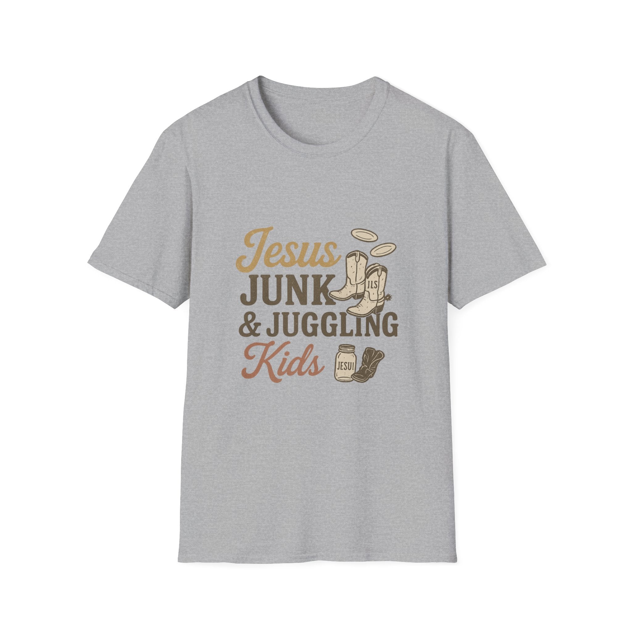 jesus junk and kids tshirt for the dumpster diving christian we all know one is it you?